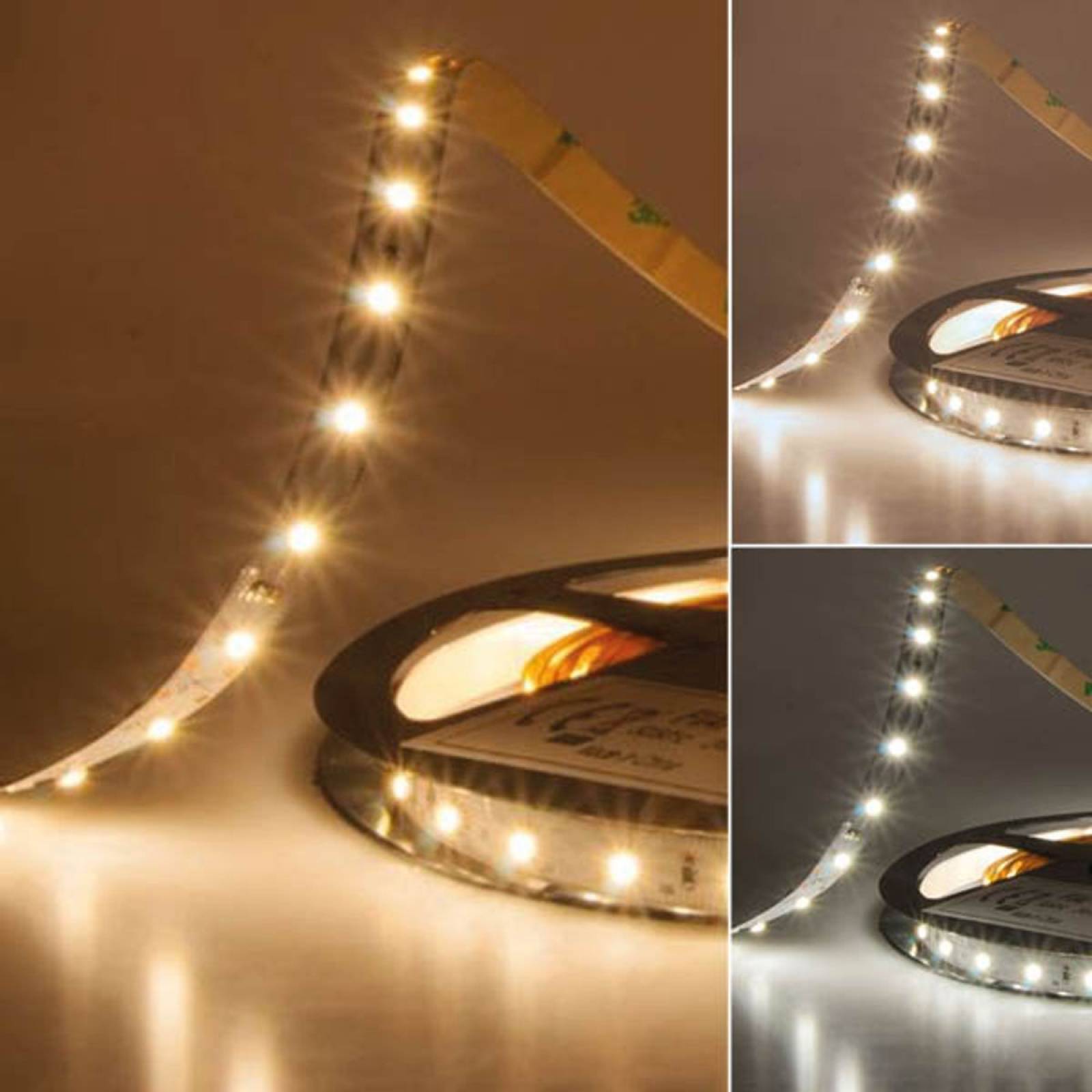ISOLED LED Stripe 12V SIL IP20 4,8W, einfarbig, 5m, 60 LED/m