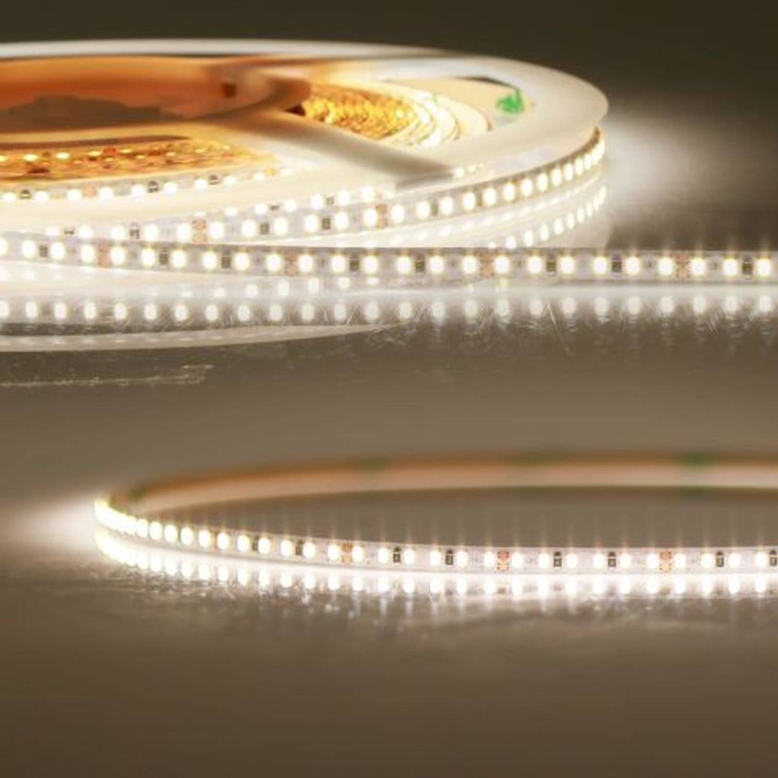 ISOLED LED Stripe 24V CRI80+, 15W/m, Rolle 5m, einfarbig