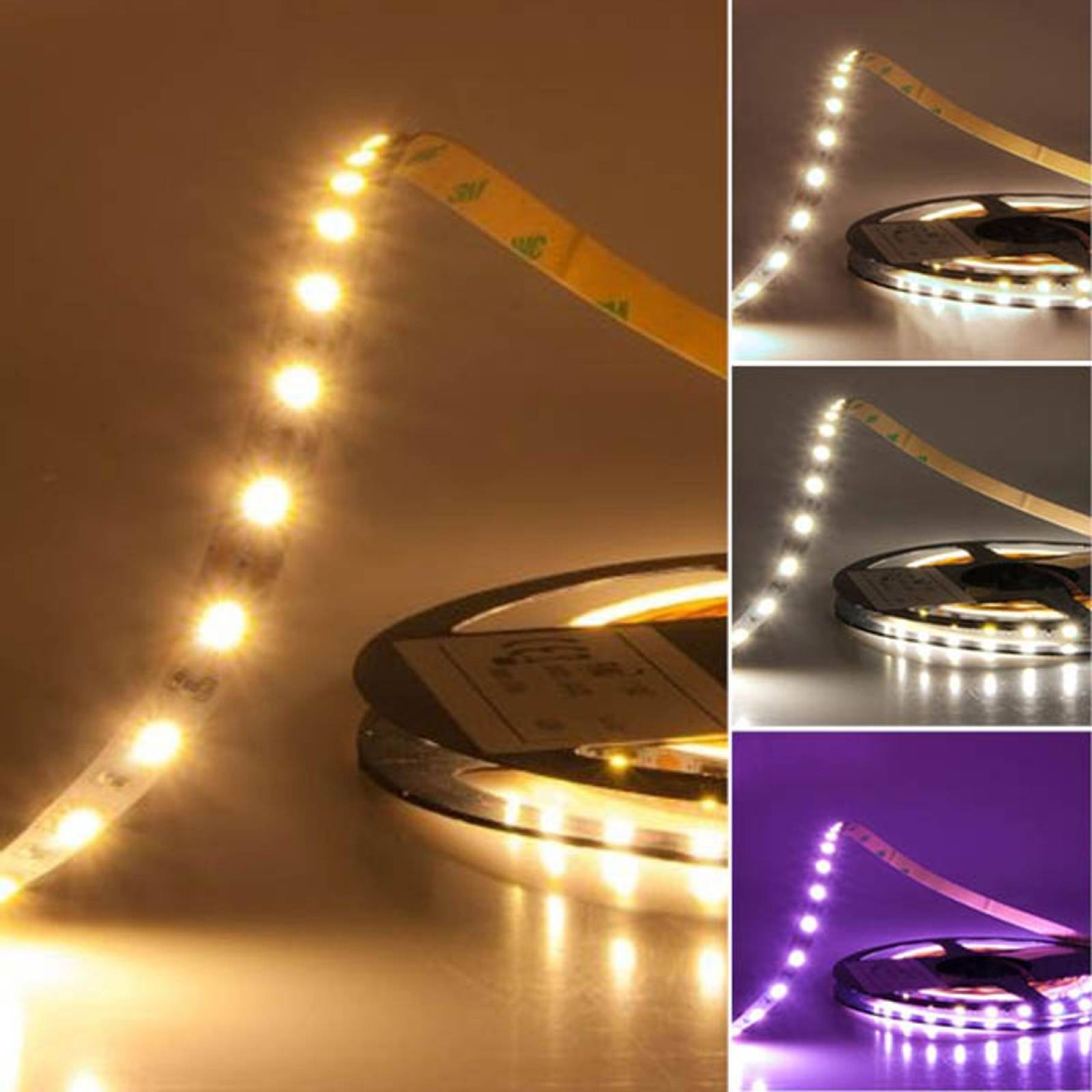 ISOLED LED Stripe 24V SIL 14,4W, einfarbig, RGB, IP20, 5m, 60 LED/m