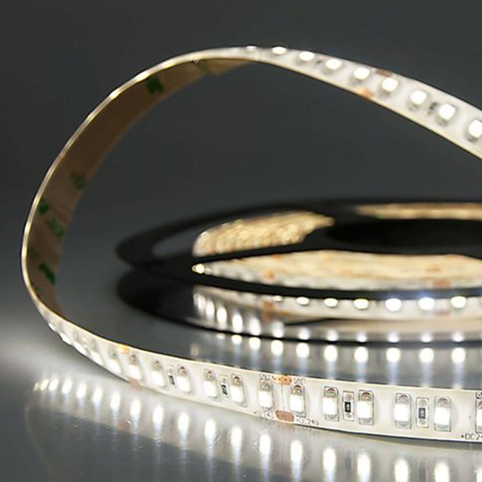 ISOLED LED Stripe 24V SIL 9,6W, 4500K neutralwei�, IP66, 5m Rolle 120 LED/m
