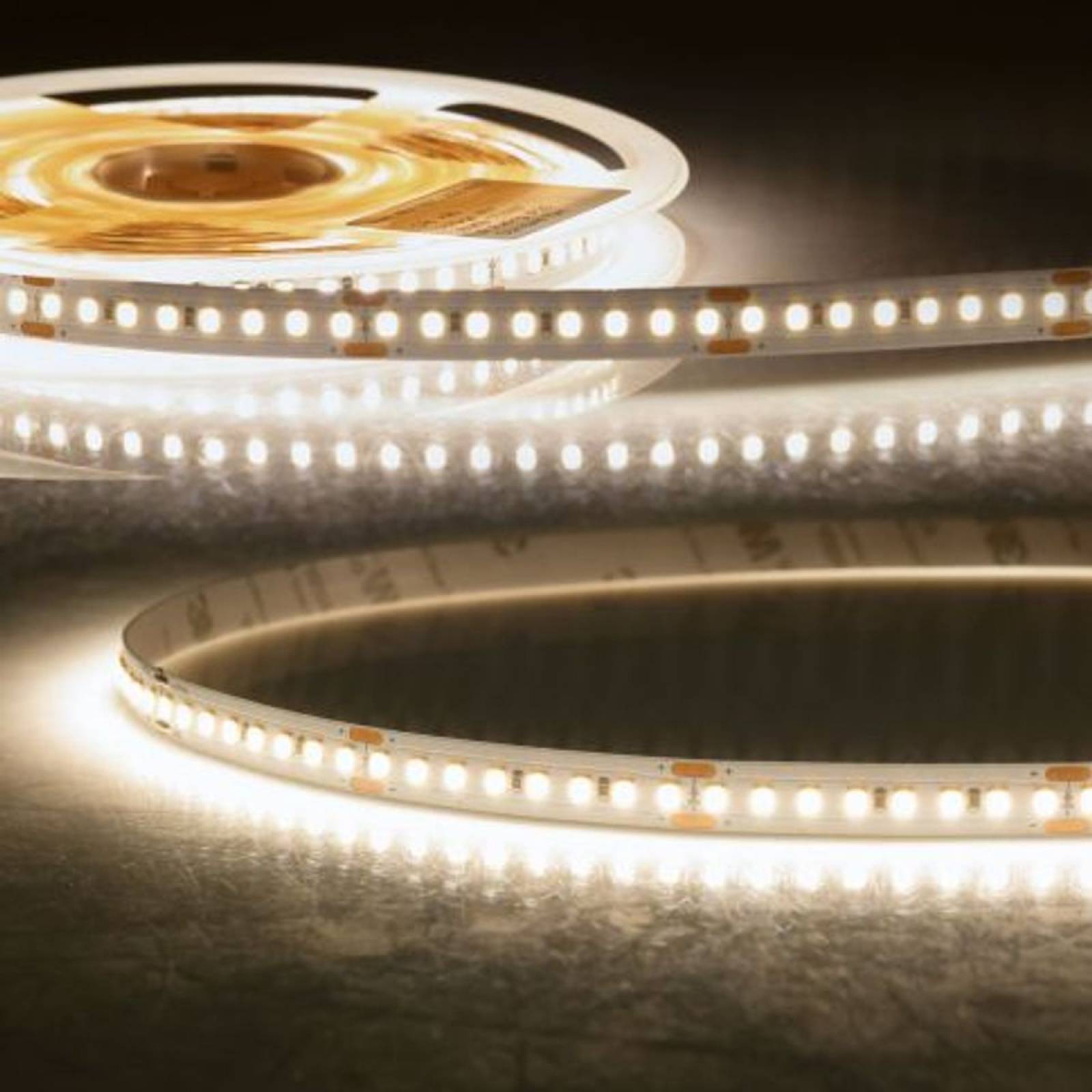 ISOLED LED Stripe 48V High-Bright 10m HEQ 17W/m, 3000K warmwei�