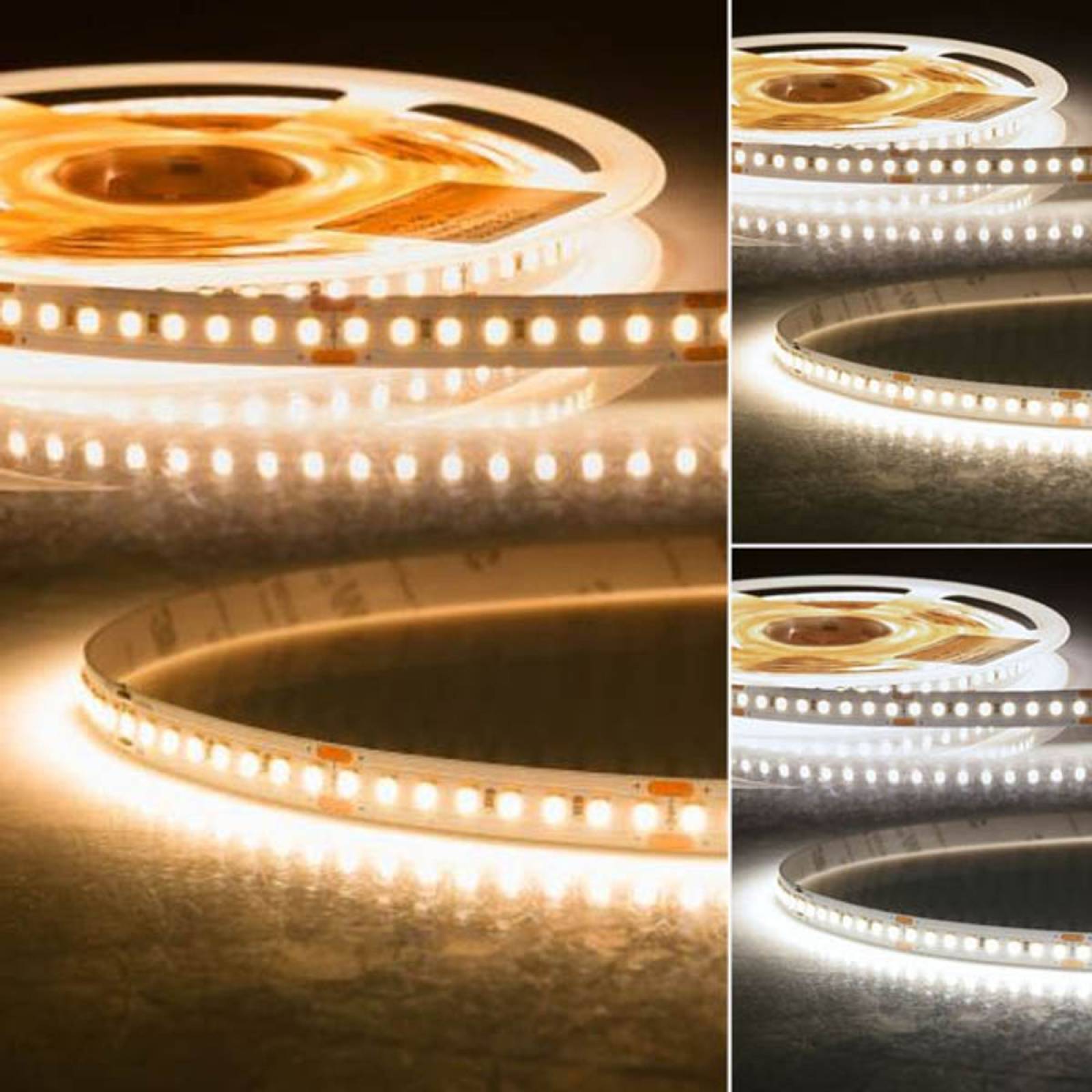 ISOLED LED Stripe 48V High-Bright 10m HEQ 17W/m, einfarbig, bis zu 2450lm/m