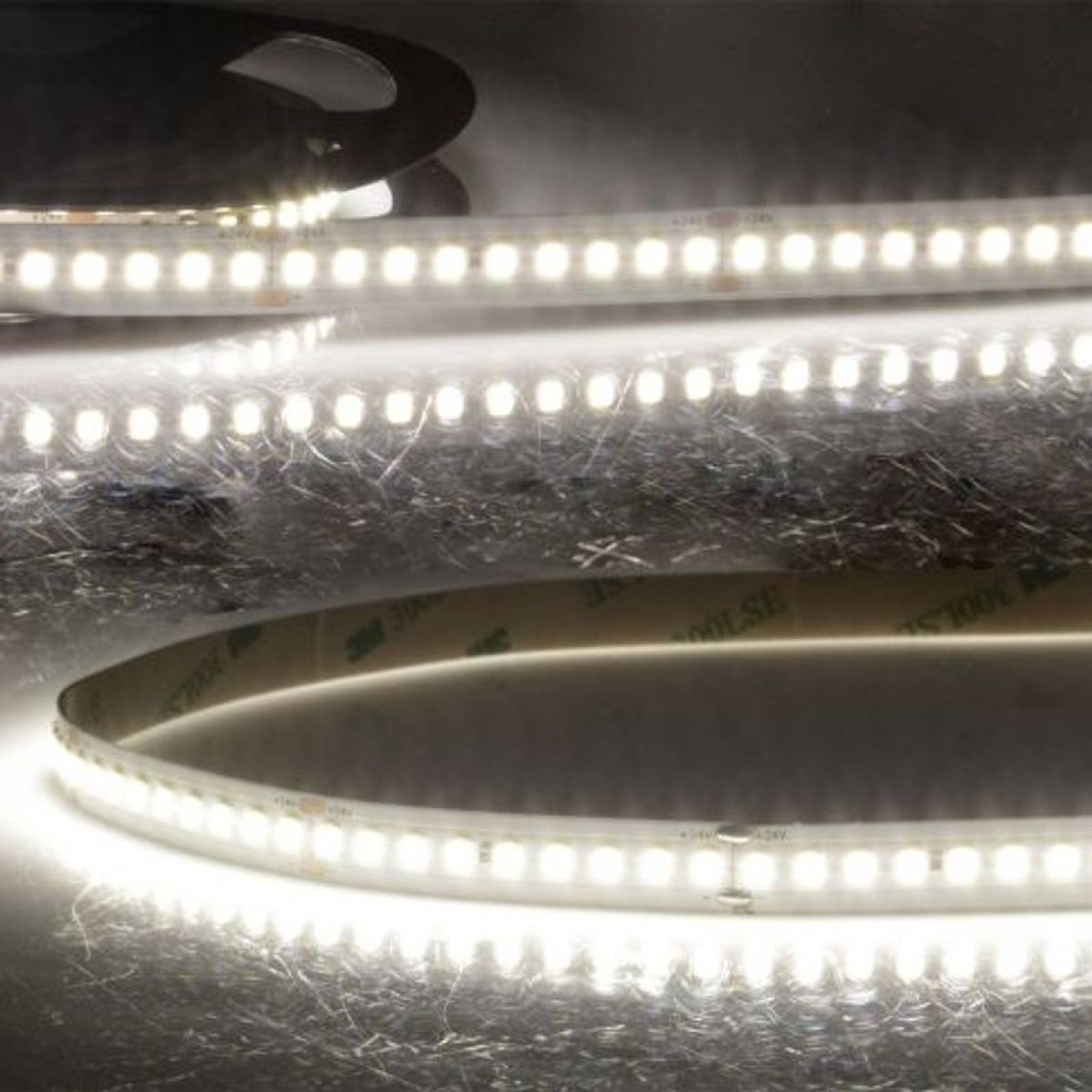ISOLED LED Stripe 5m HEQ 200lm/W, 24V, 6W/m, 4000K neutralwei�, hocheffizient