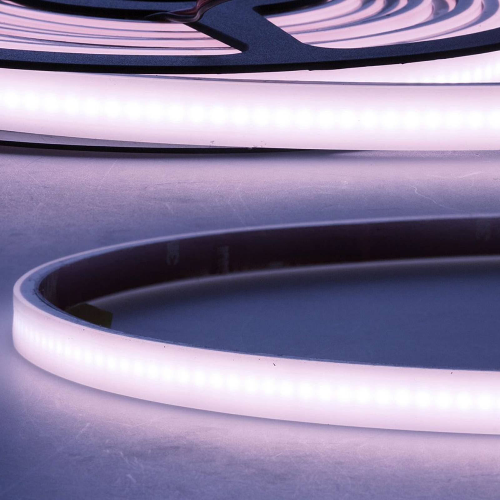 ISOLED LED Stripe AQUA RGB IP67 wasserdicht, milchig, 24V, 12W/m, 5m, Breite 13mm