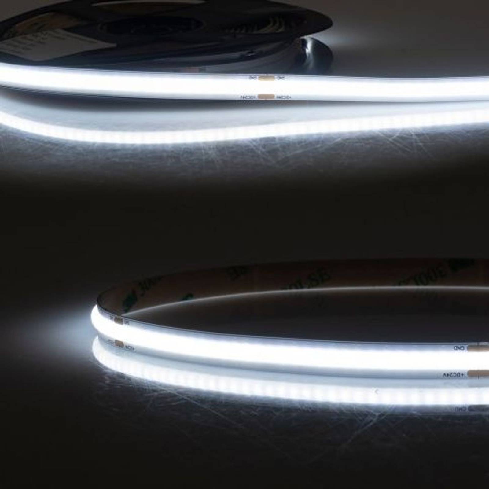 ISOLED LED Stripe COB MICRO Linear 8W/m, 6500K kaltwei�, 24V DC, opal, 5m