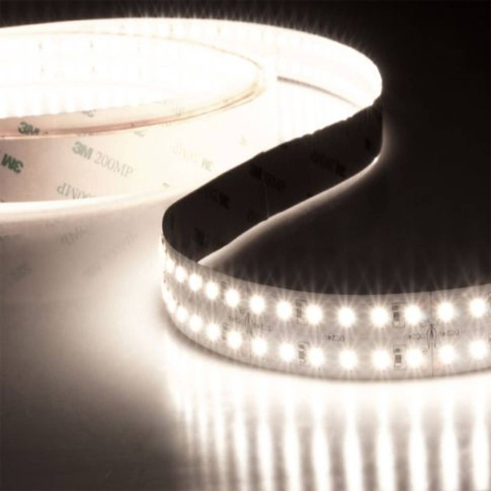 ISOLED LED Stripe HEQ zweireihig, 30W/m, 4000K neutralwei�, 5m Rolle, 24V