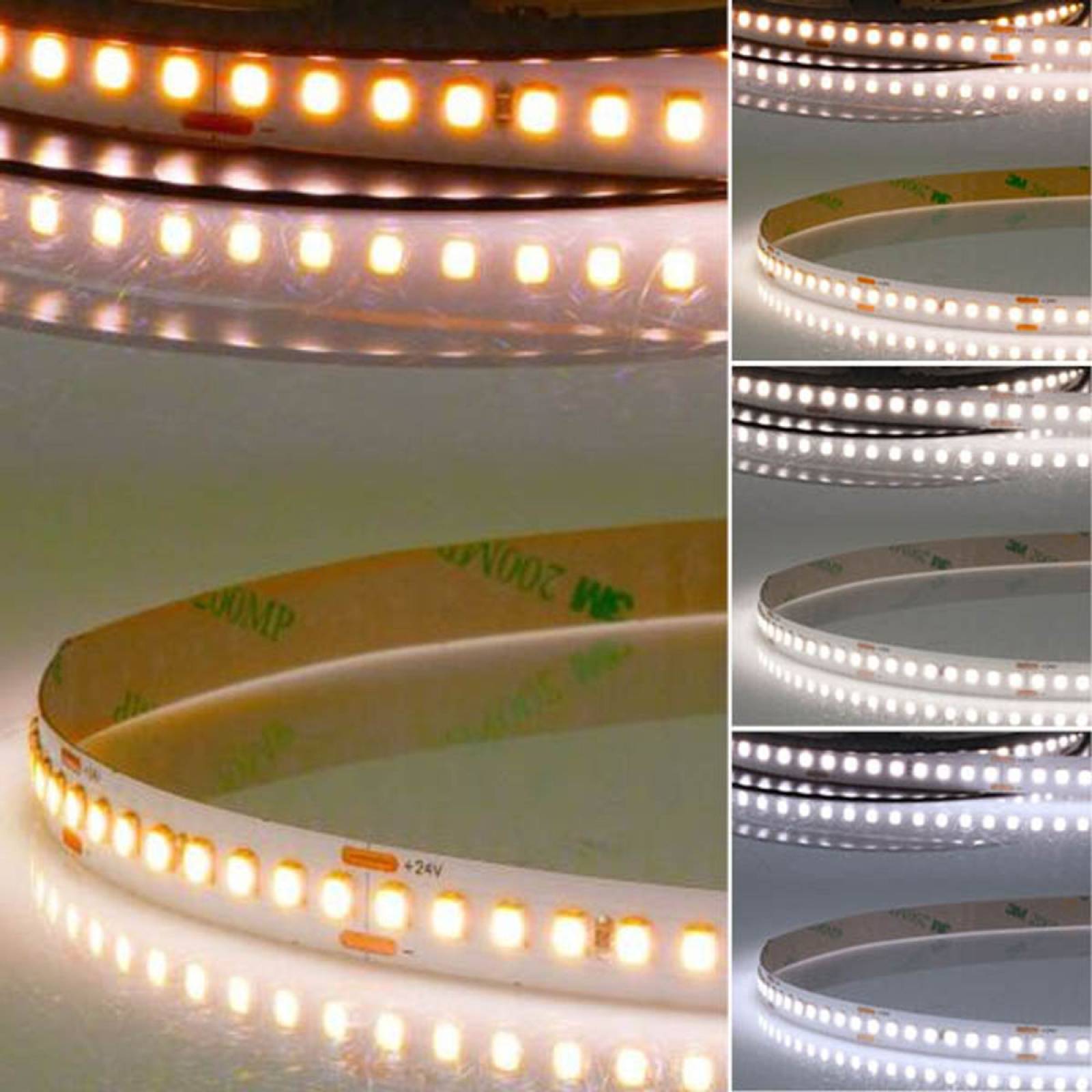 ISOLED LED Stripe High Bright HEQ 5m, 24V, 17W/m, IP20, einfarbig, 2600lm/m