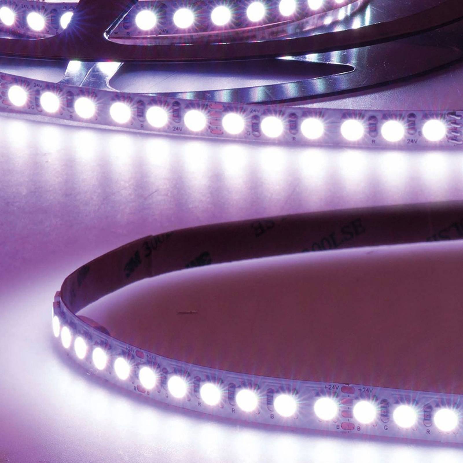 ISOLED LED Stripe RGB Linear, 24V, 12W/m, 5m Rolle, Breite 10mm