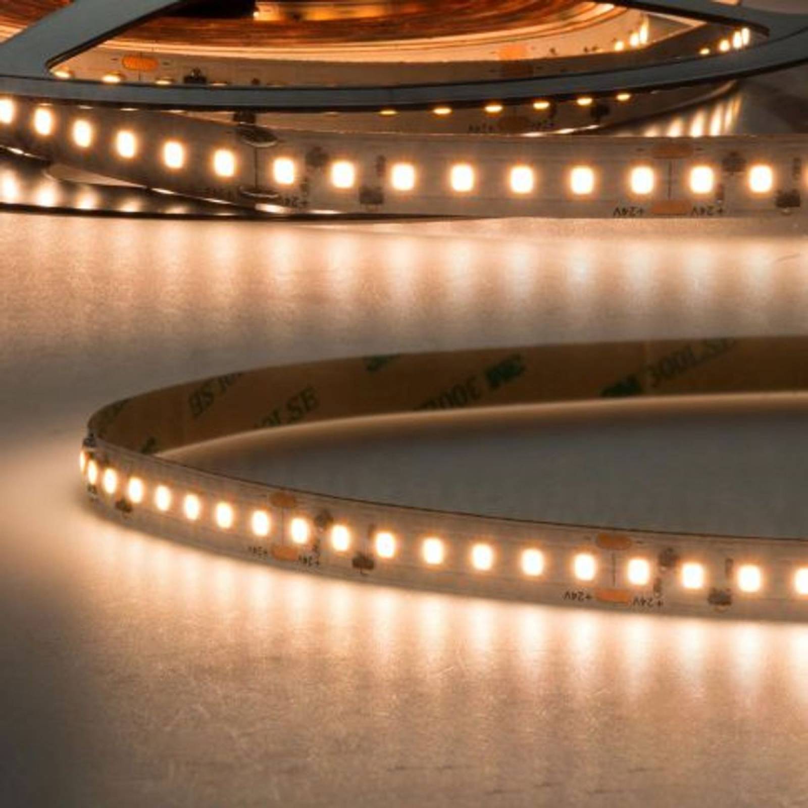 ISOLED LED Stripe Vollspektrum Linear 24V 14W/m CRI99 einfarbig 5m