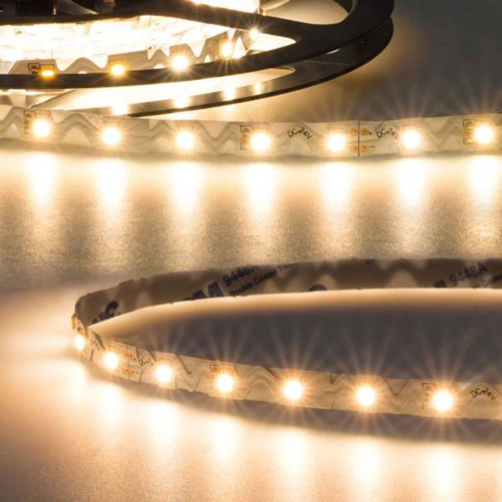 ISOLED LED Stripe f�r Winkel und Ecken CURVE 24V, CRI90+, 3000K warmwei�, 5m