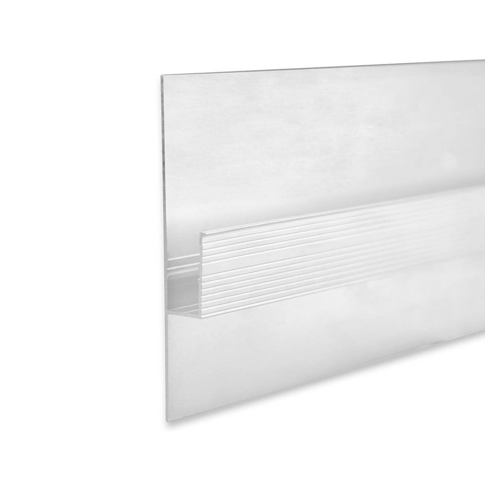 ISOLED LED-Trockenbauprofil Schattenfuge/Shadow Gap 40, Silber, 200cm, F�r max. 11mm LED-Streifen