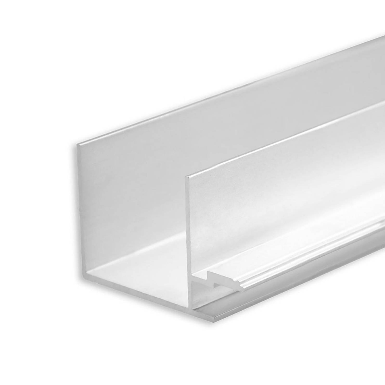 ISOLED LED-Trockenbauprofil Schattenfuge/Shadow Gap 8, silber, 200cm, f�r max. 6mm LED-Streifen