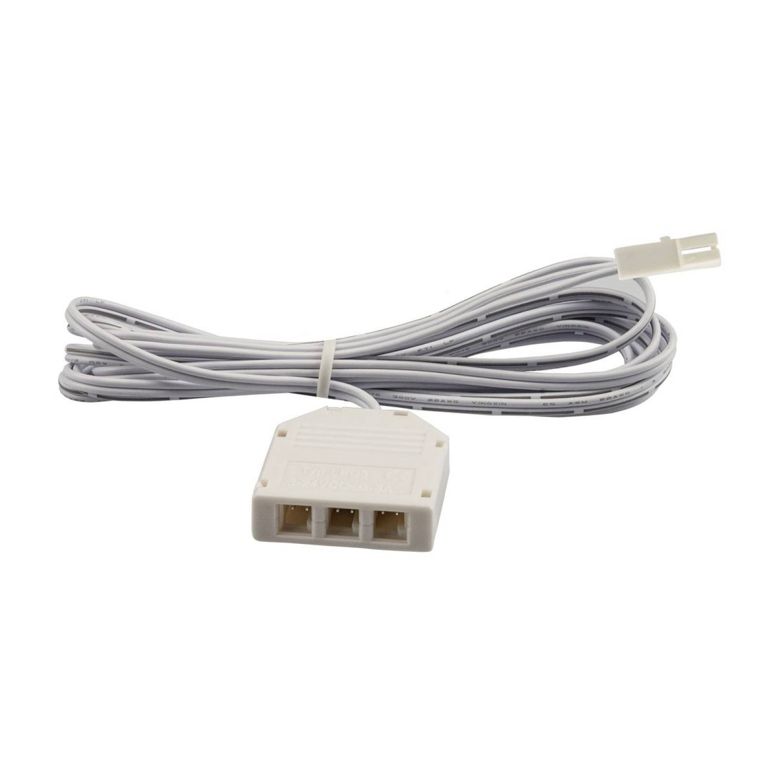 ISOLED MiniAMP 3-Fach Verteiler, 30cm, 2-Polig, Wei�