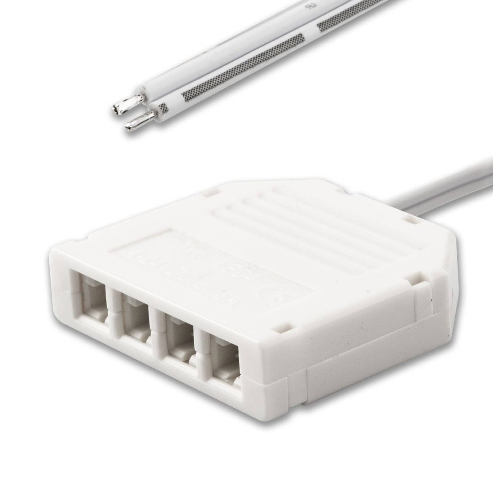 ISOLED MiniAMP 60cm Litze an 4-Fach Verteiler Female Buchse
