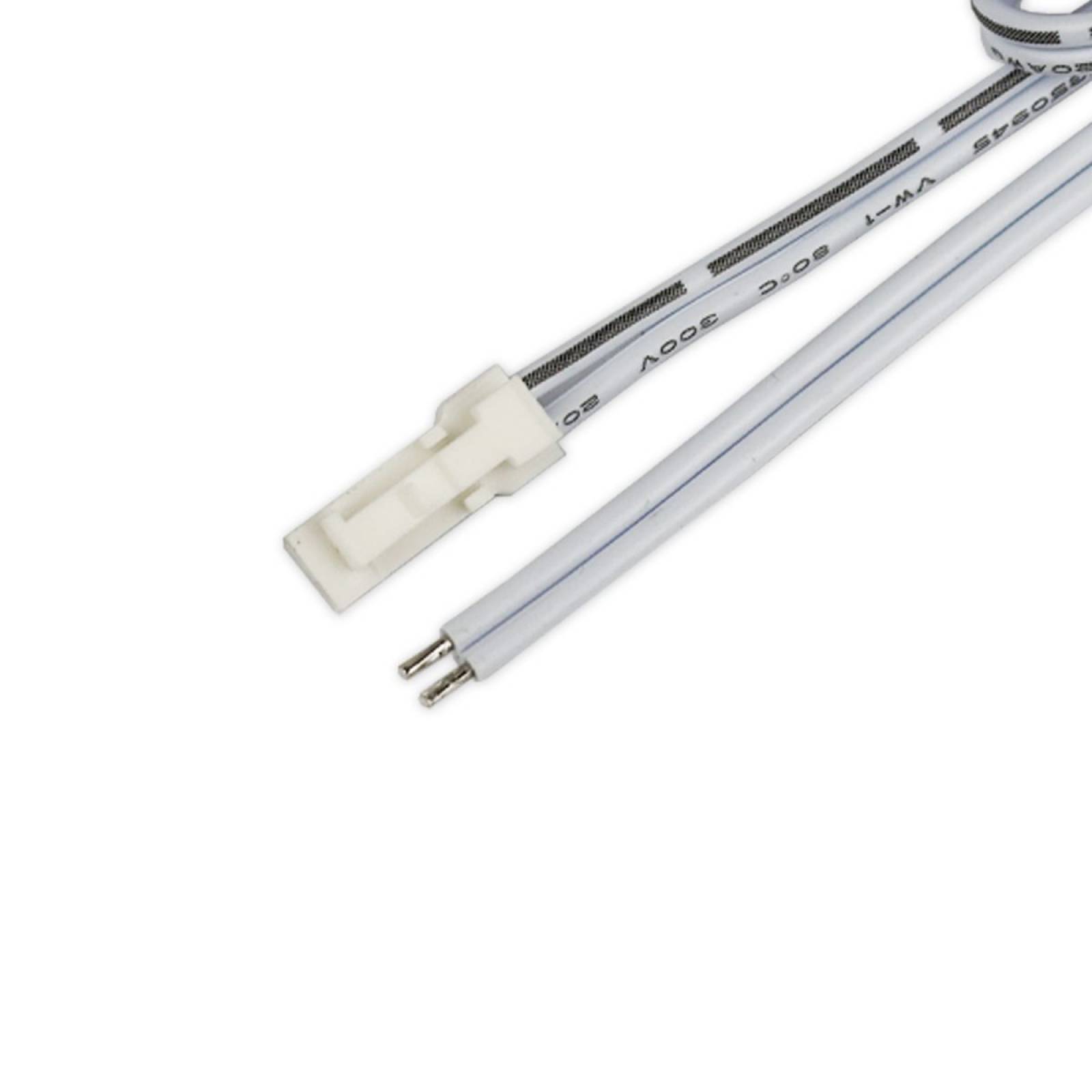 ISOLED MiniAMP Anschlussstecker Male, ein Ende offen, 30cm, 2-Polig, Wei�