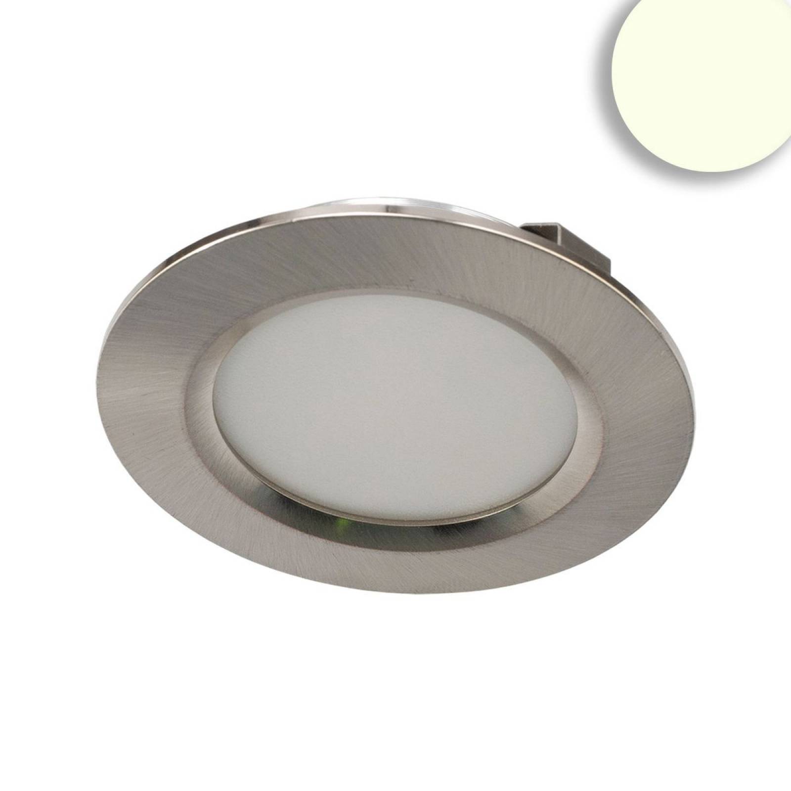 ISOLED MiniAMP M�beleinbaustrahler Silber, LED 3W, 24V, wei�dynamisch, dimmbar, steckerfertig