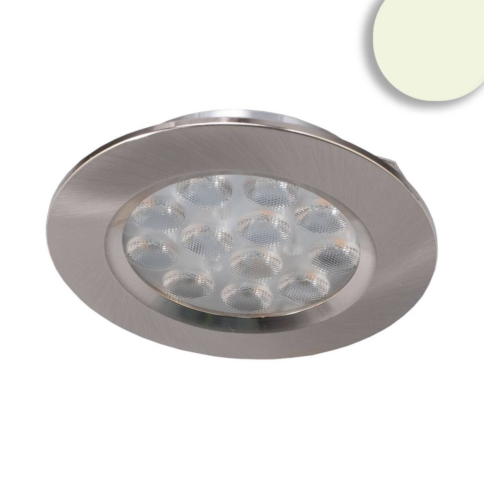 ISOLED MiniAMP M�beleinbaustrahler Silber, LED 4W, 24V, 3000K, dimmbar, steckerfertig