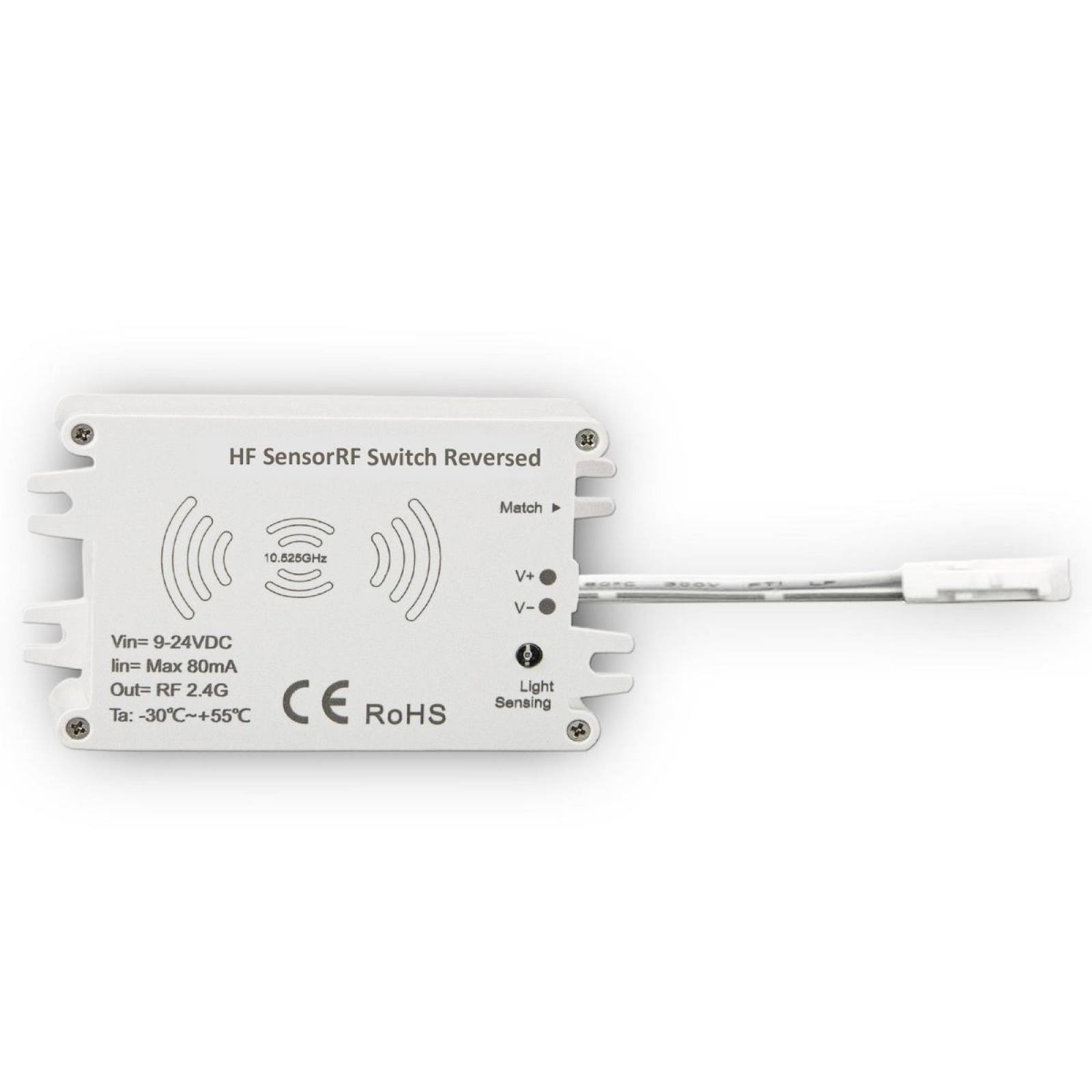 ISOLED MiniAMP SYS-PRO Funk HF-Bewegungsmelder mit invertierter Funktion