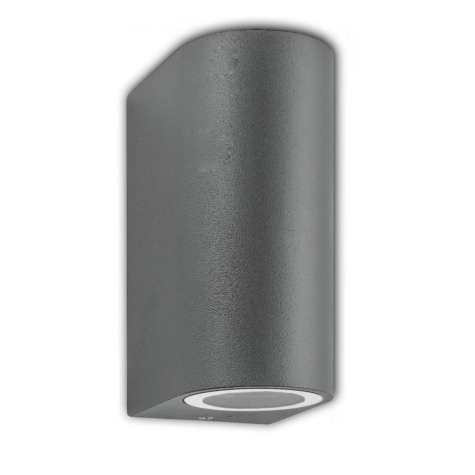 ISOLED Wandleuchte Siara Up&Down IP54 Au�enleuchte, 2xGU10, anthrazit