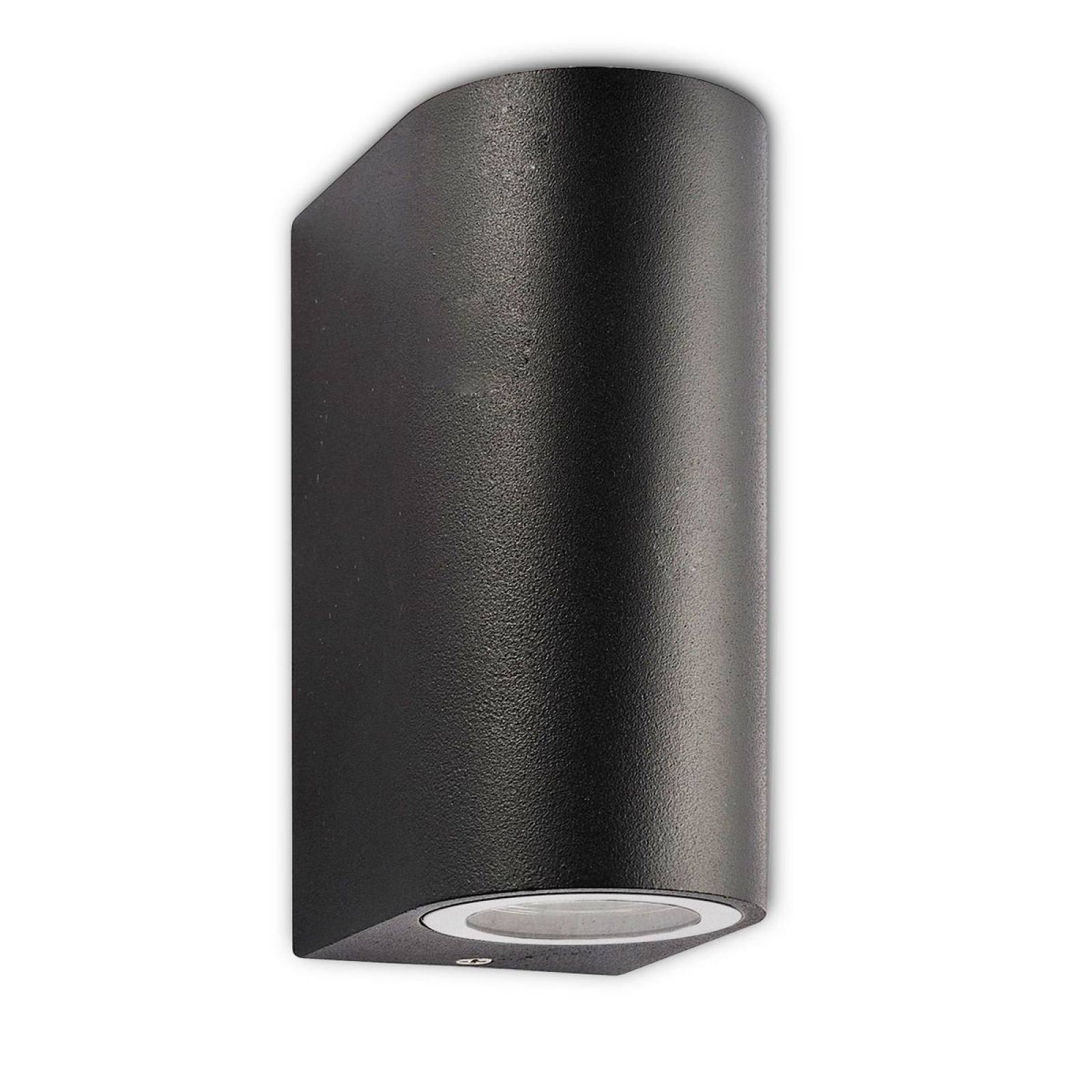 ISOLED Wandleuchte Siara Up&Down IP54 Au�enleuchte, 2xGU10, schwarz