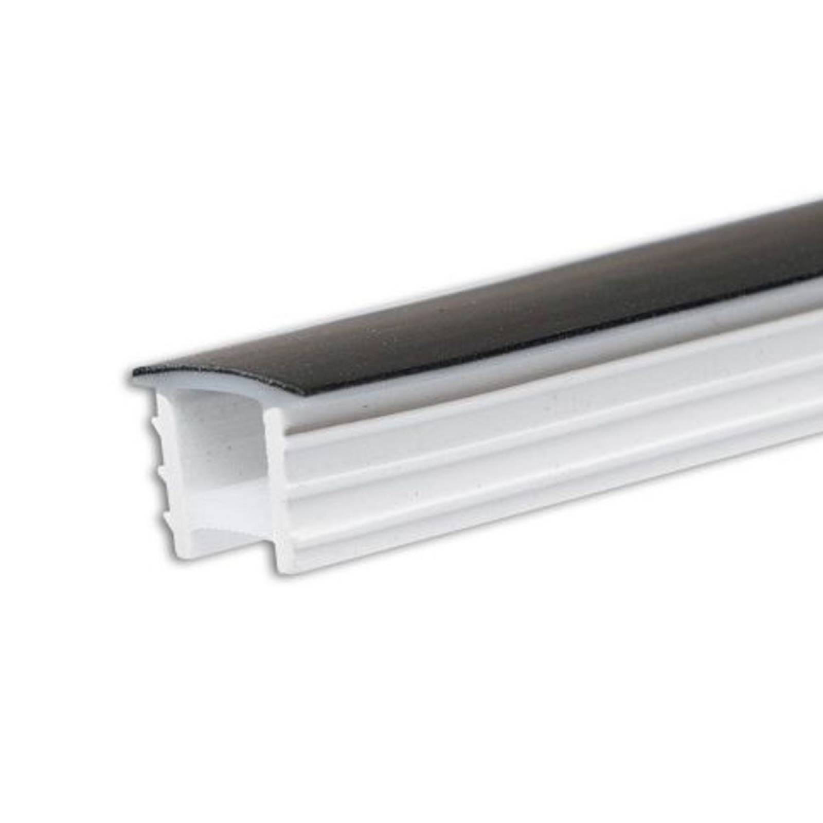 ISOLED biegbares LED Profil FLEX-COVER10 Twist+Bend, Silikon, schwarz, 5m Rolle, B:10mm