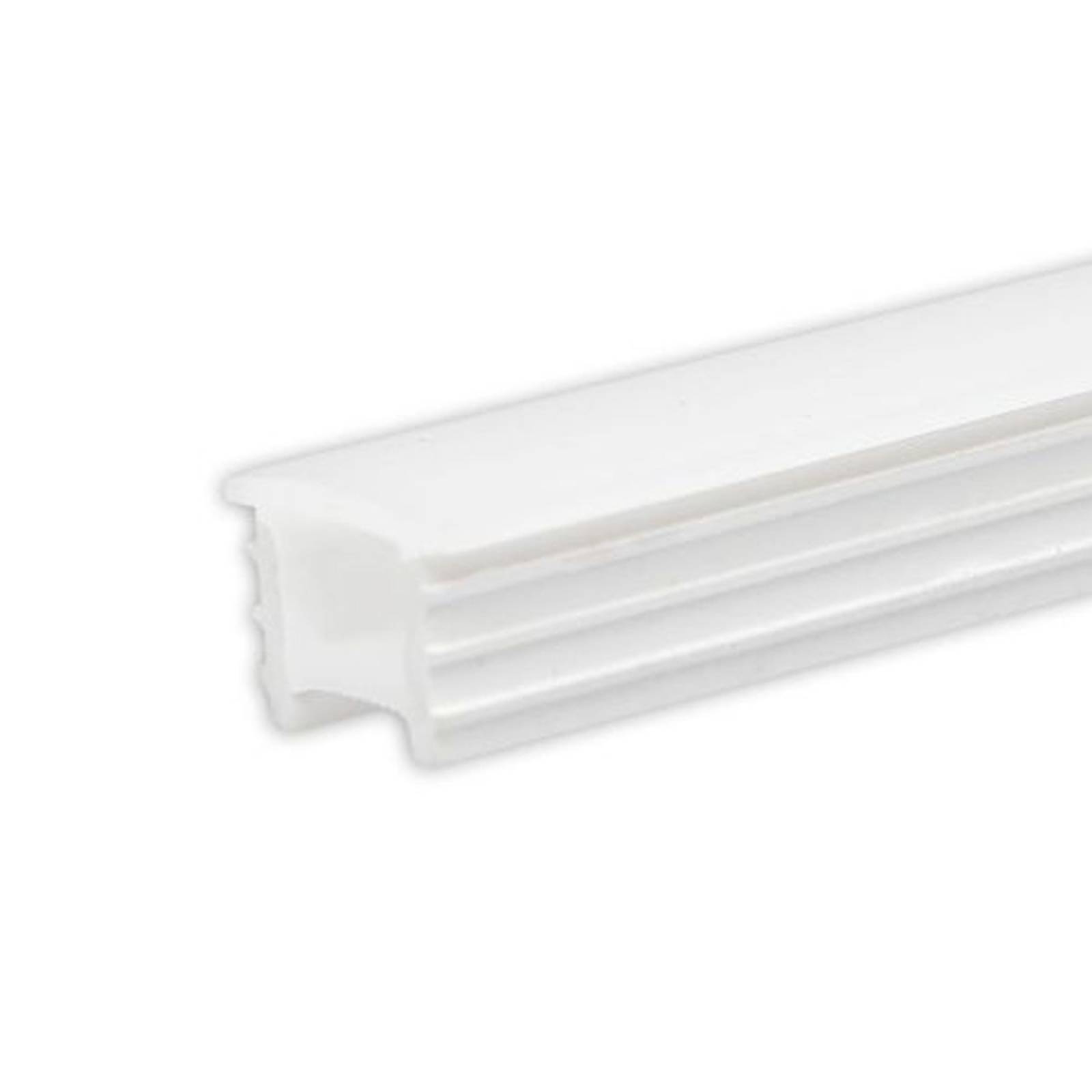 ISOLED biegbares LED Profil FLEX-COVER10 Twist+Bend, Silikon, wei� opal, 5m Rolle, B:10mm