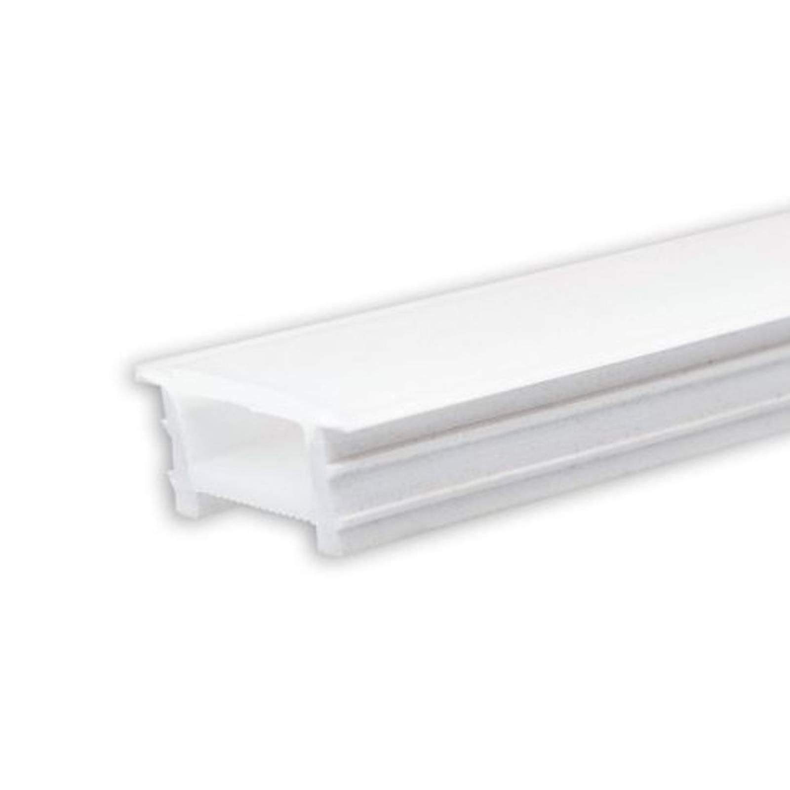 ISOLED biegbares LED Profil FLEX-COVER16 Twist+Bend, Silikon, wei� opal, 20m Rolle, B:15mm