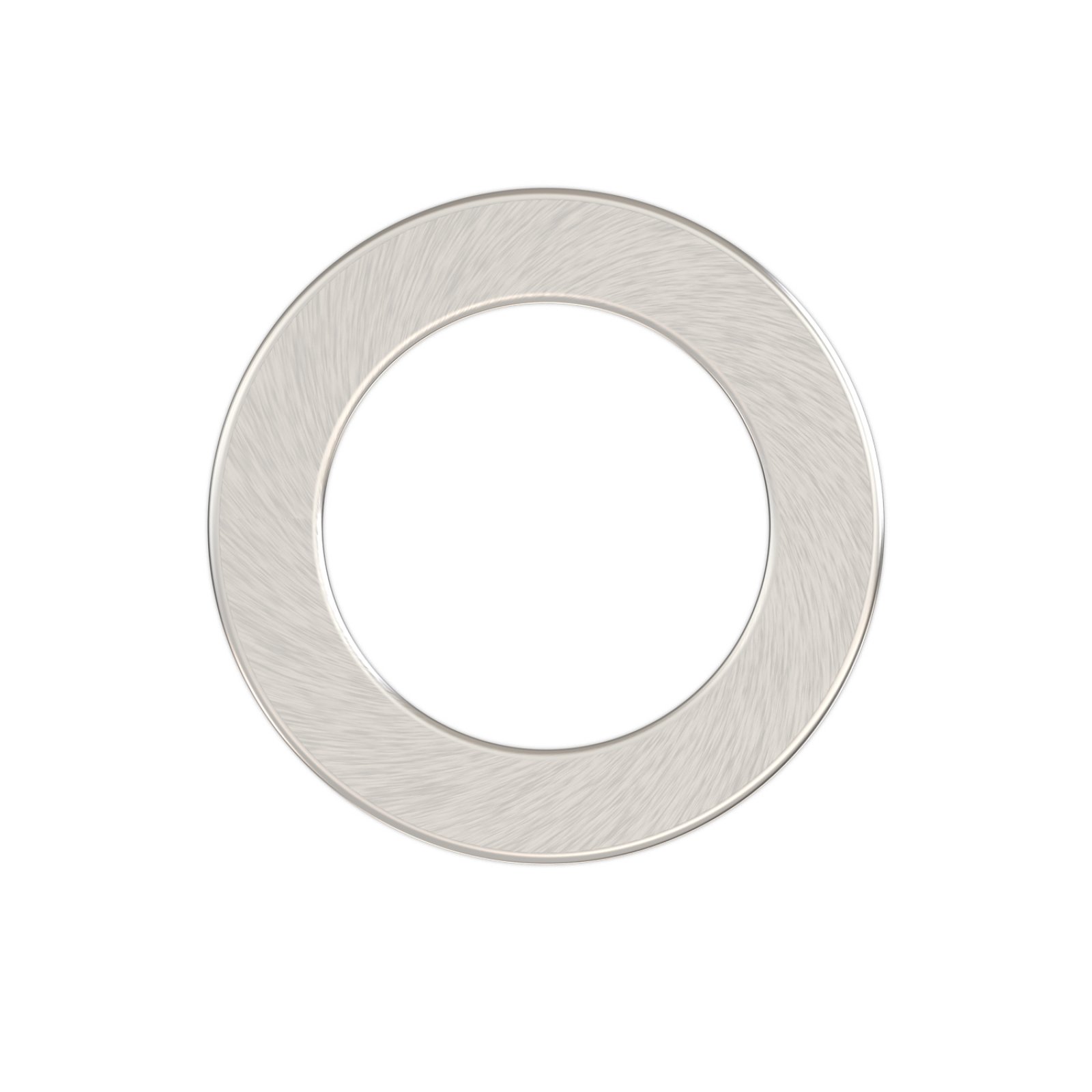Isoled Abdeckung, nickel geb�rstet f�r Einbauleuchte Sphere-68