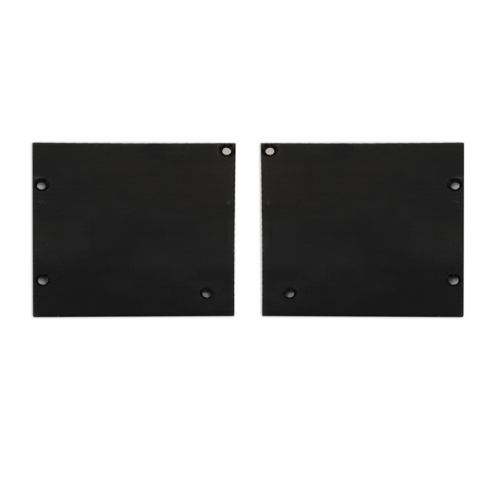 Isoled Endkappe Alu EC127 f�r Vorhangprofil  Curtain10 ONE mit VISOR, 1 Paar (links & rechts), schwa