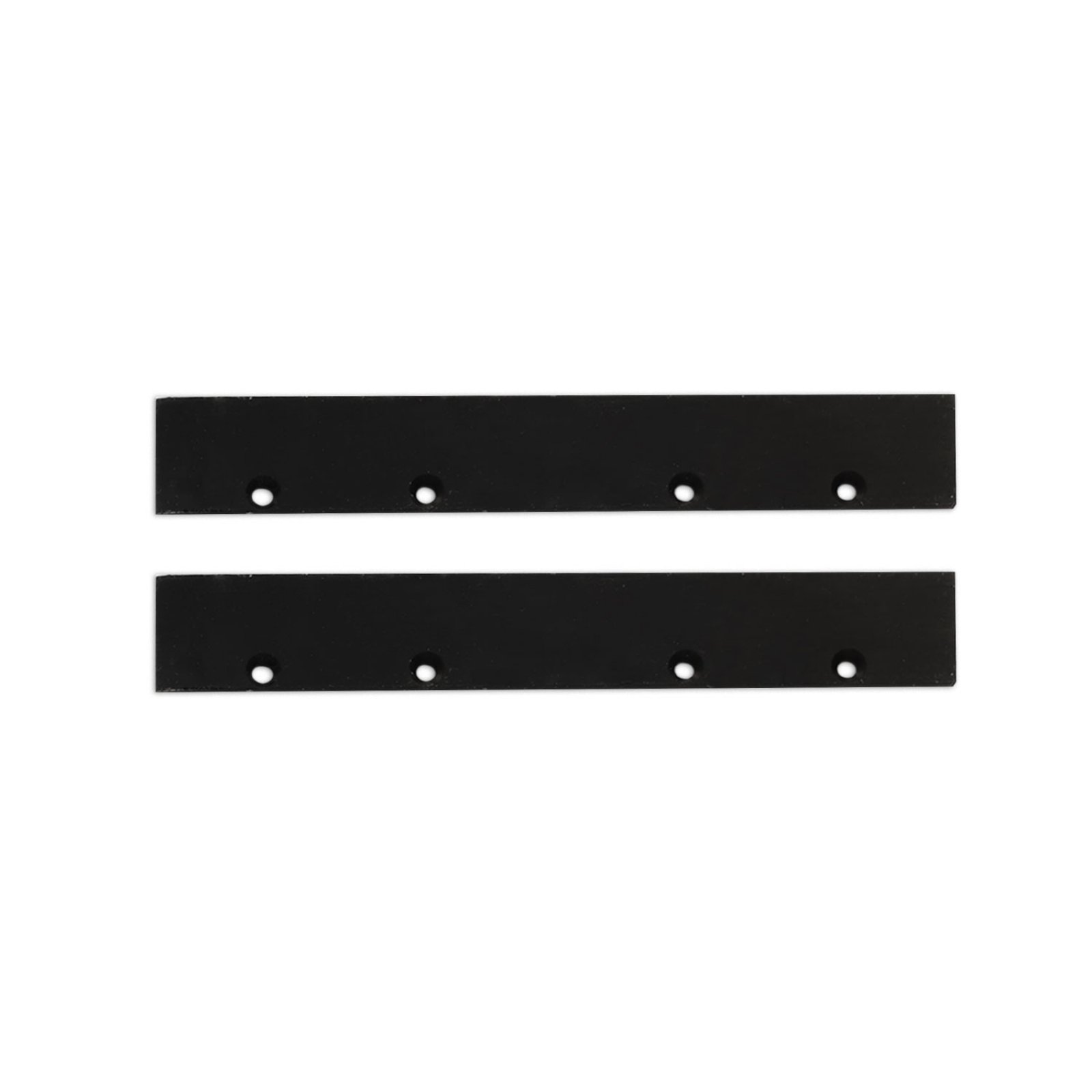 Isoled Endkappe Alu EC128 f�r Vorhangprofil  Curtain10 DOUBLE, 2 St�ck, schwarz