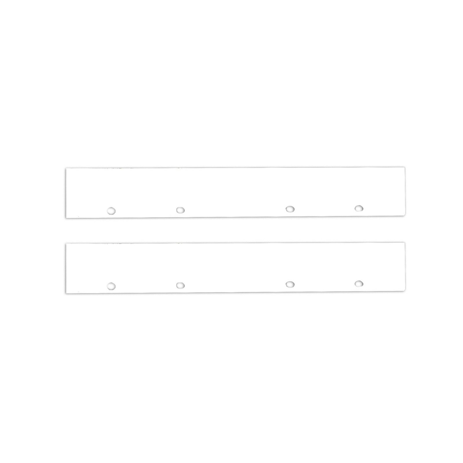 Isoled Endkappe Alu EC128 f�r Vorhangprofil  Curtain10 DOUBLE, 2 St�ck, wei�