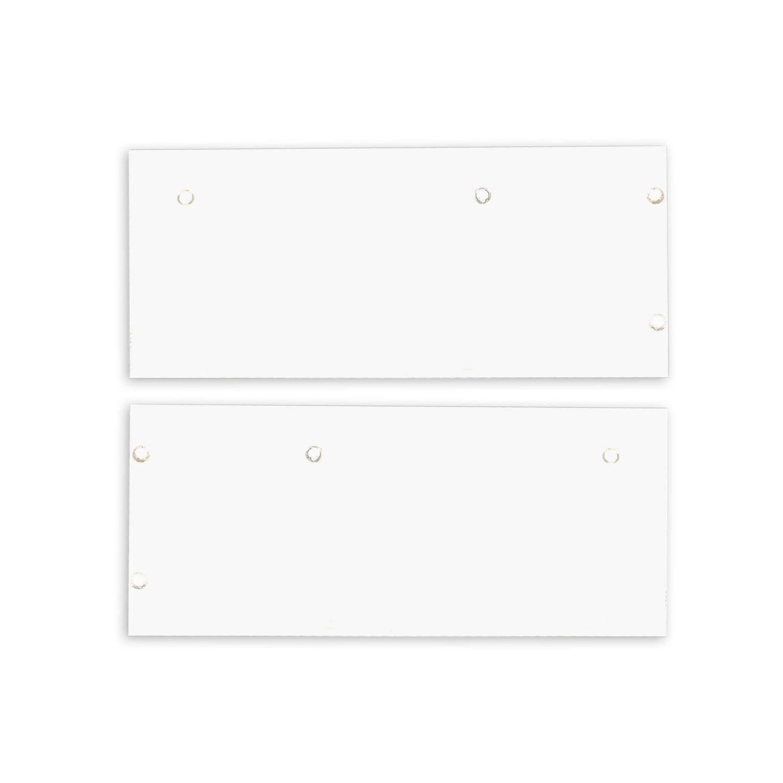 Isoled Endkappe Alu EC129 f�r Vorhangprofil  Curtain10 DOUBLE mit VISOR, 1 Paar (links & rechts), we
