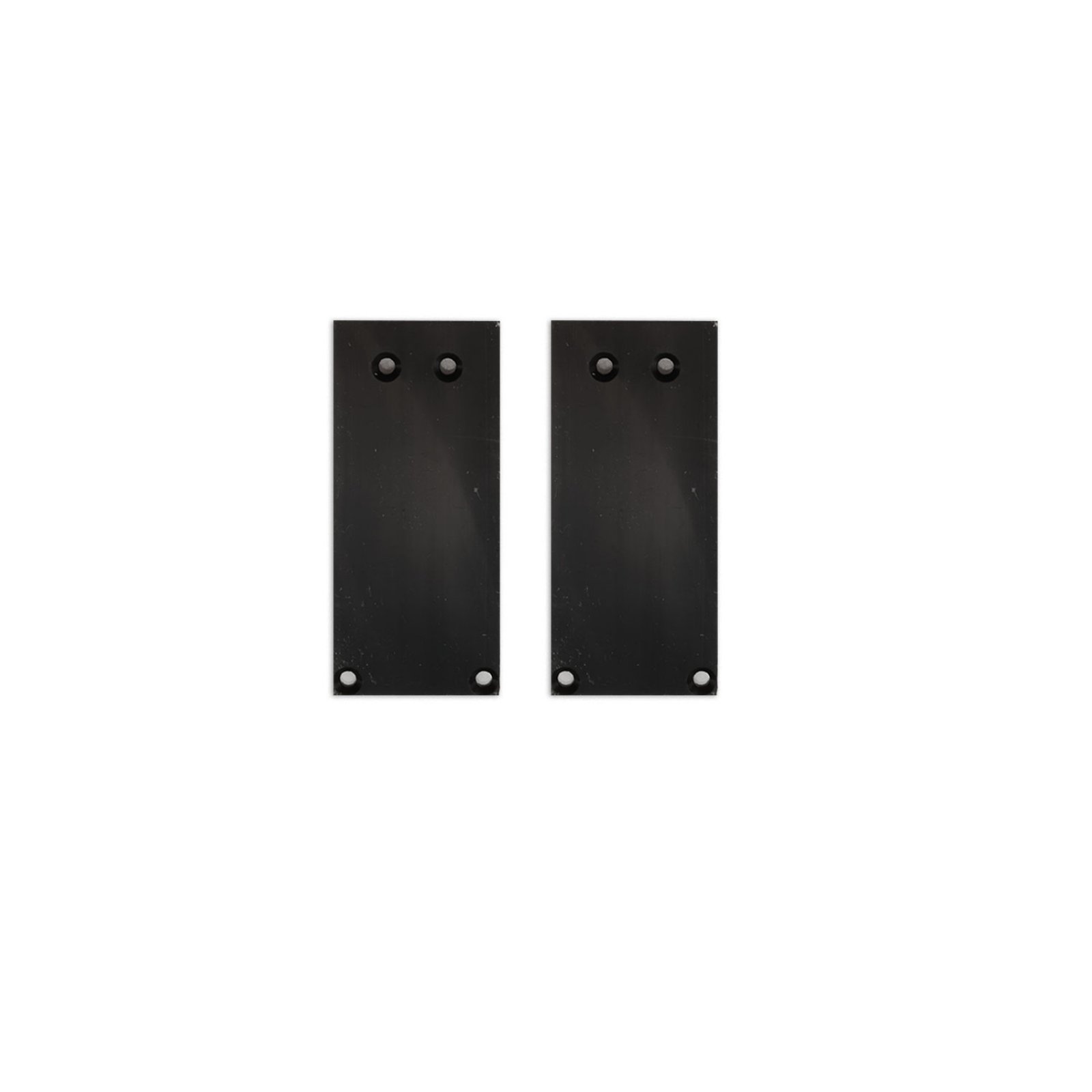 Isoled Endkappe Alu EC130 f�r Vorhangprofil  Curtain10 ONE HIGH, 2 St�ck, schwarz