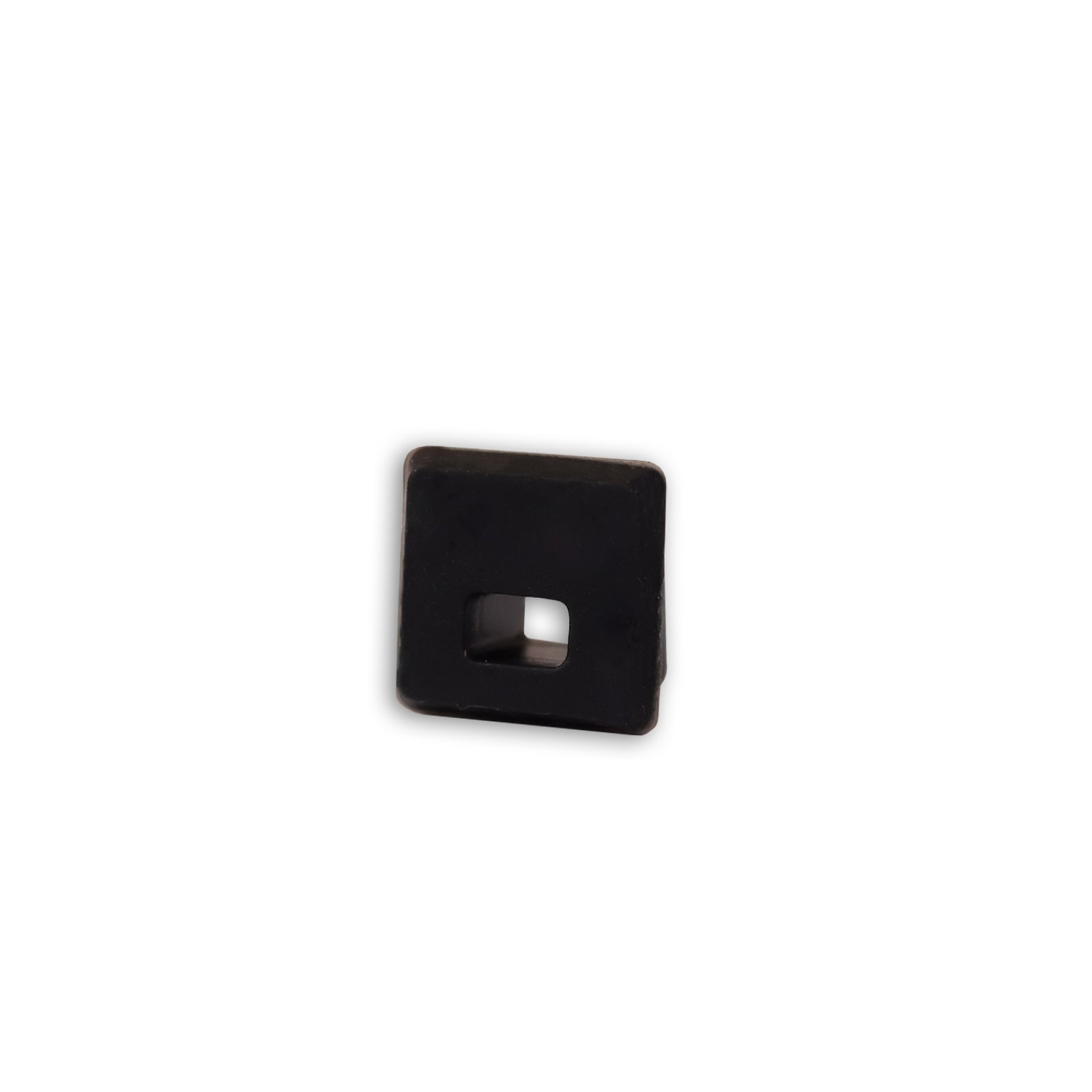 Isoled Endkappe EC 123 f�r Alu-Profil SURF8, schwarz, mit Kabeldurchf�hrung