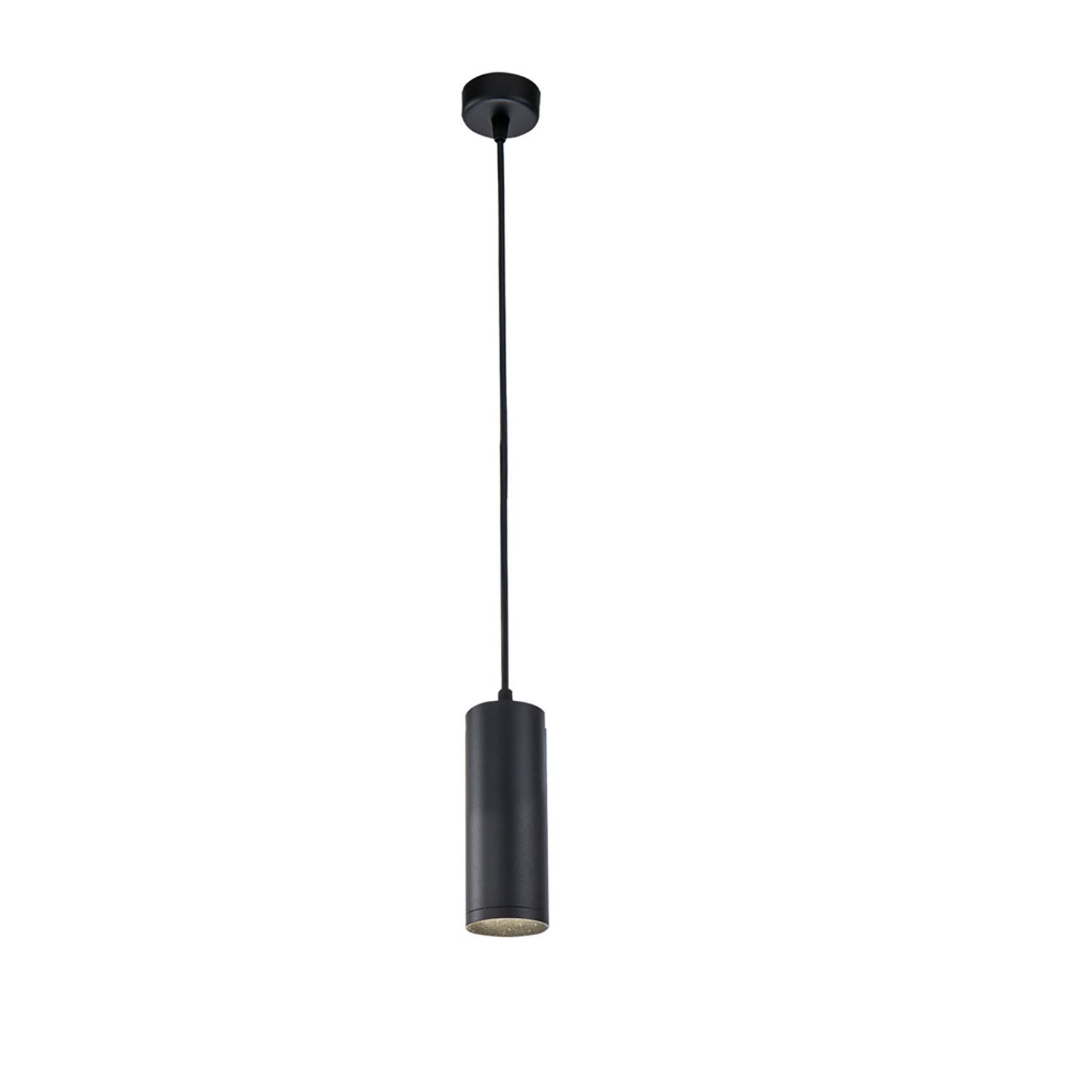 Isoled Pendel-/H�ngeleuchte 130, Fassung GU10, rund, schwarz, ohne Leuchtmittel