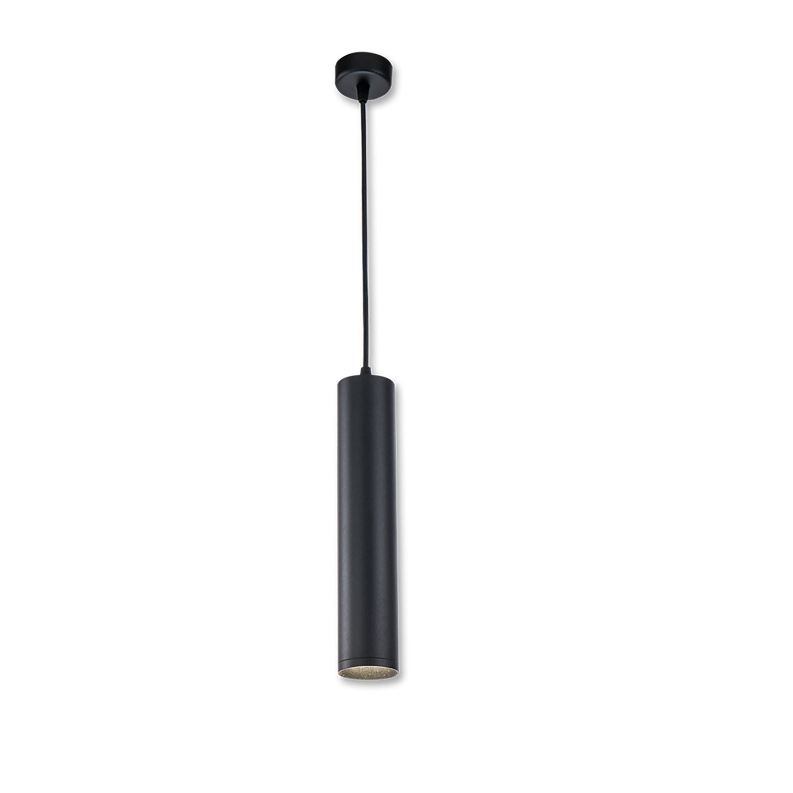 Isoled Pendel-/H�ngeleuchte 300, Fassung GU10, rund, schwarz, ohne Leuchtmittel