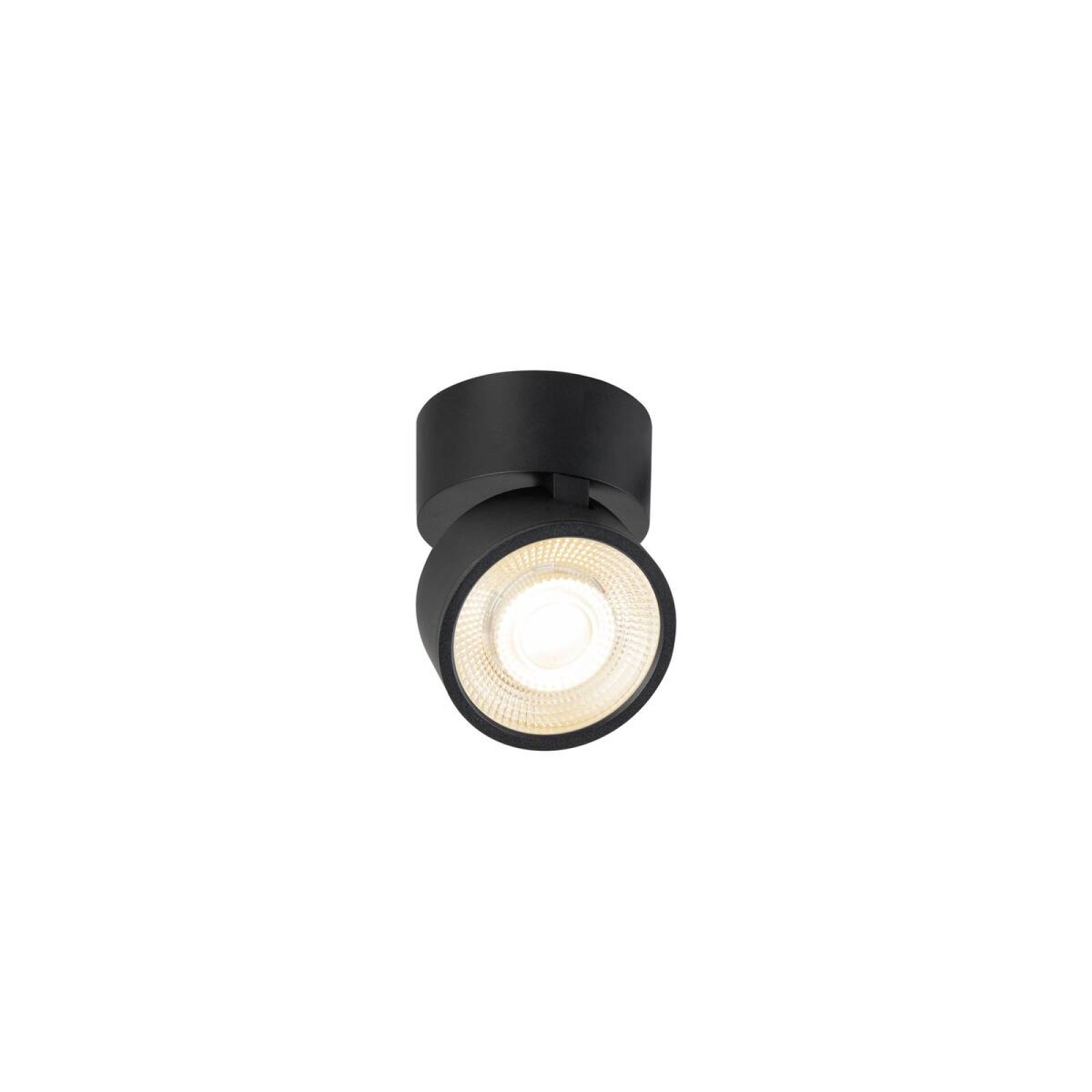 KALU 2.0 LED Deckenaufbauleuchte Spot 36� dimmbar, warmwei�, Schwarz, 3000K