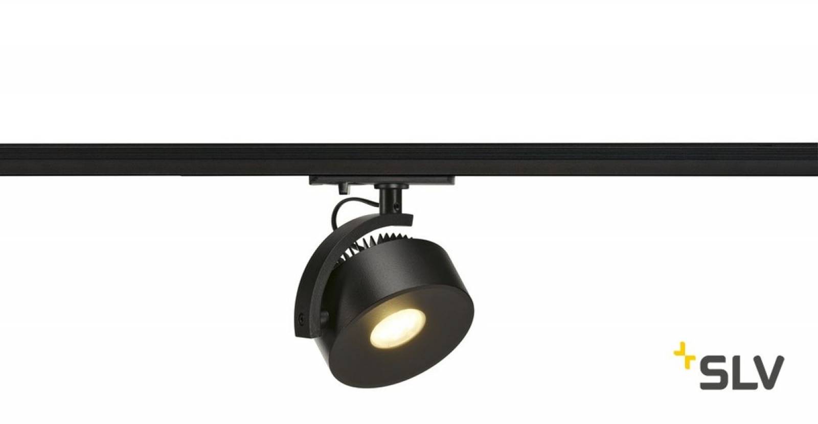 KALU TRACK Indoor LED 1 Phasen System Leuchte schwarz 3000K inklusive 1 Phasen-Adapter