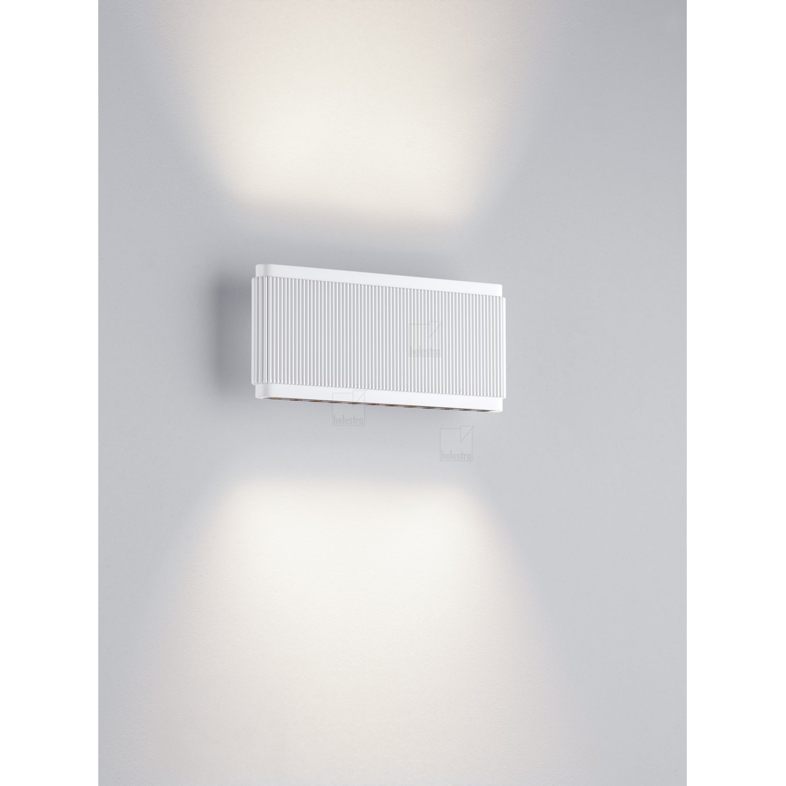 KOBE Wandleuchte Up & Down mit Plissee-Optik, 11W dimmbar, 2700K