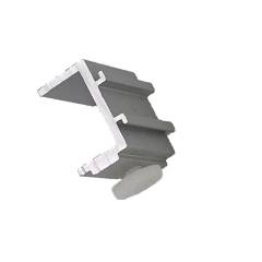 Standard Befestigungsclip 25mm f�r FAIR LED Displayleuchte f�r 22,5 - 25 mm W�nde