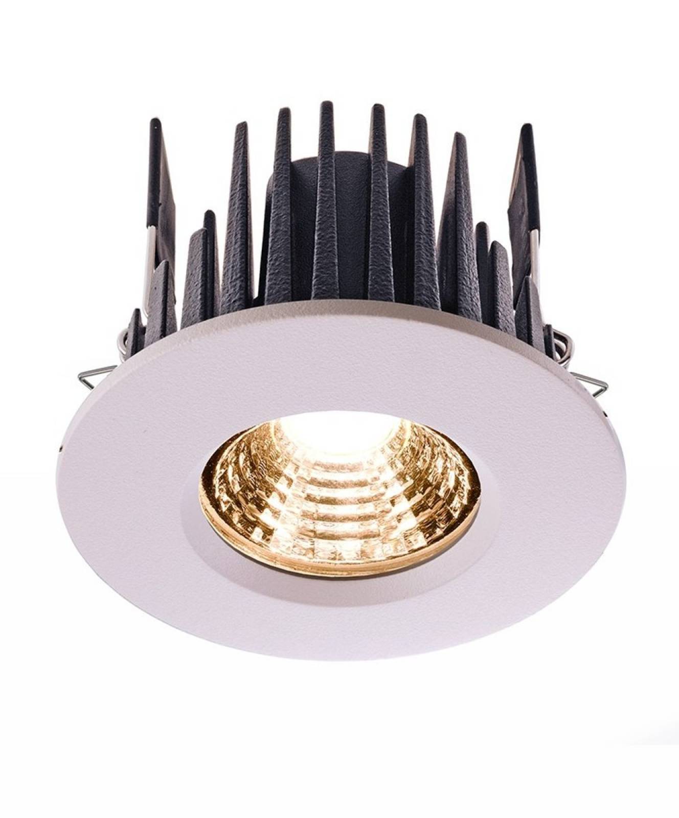 Kapego LED COB Downlight IP65, 6,5W LED warmwei�, 350mA, wei�