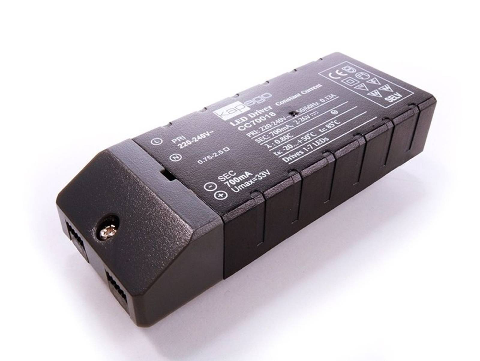 Kapego LED-Netzger�t 18W, 700mA