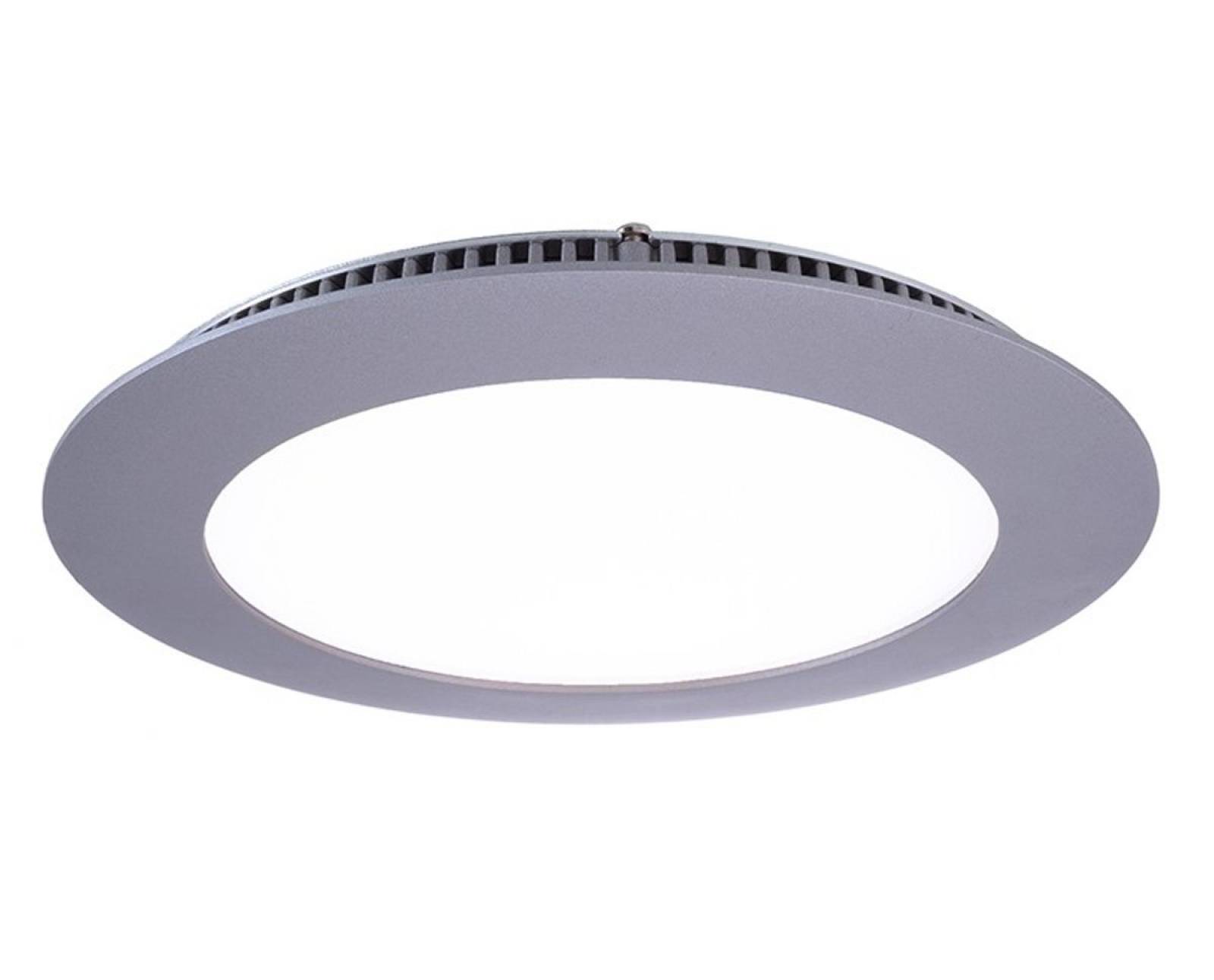 Kapego LED Panel 12W LED, 4000K neutralwei�, silber, 350mA