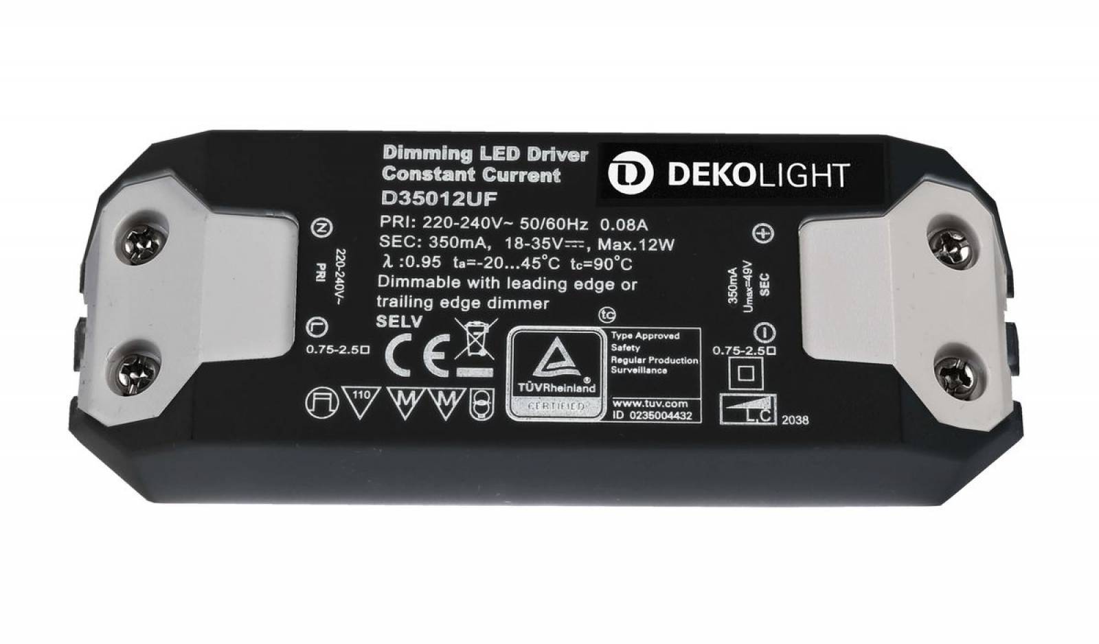 Kleines LED-Netzger�t dimmbar 6,3-12W, 18-35V DC, 350mA