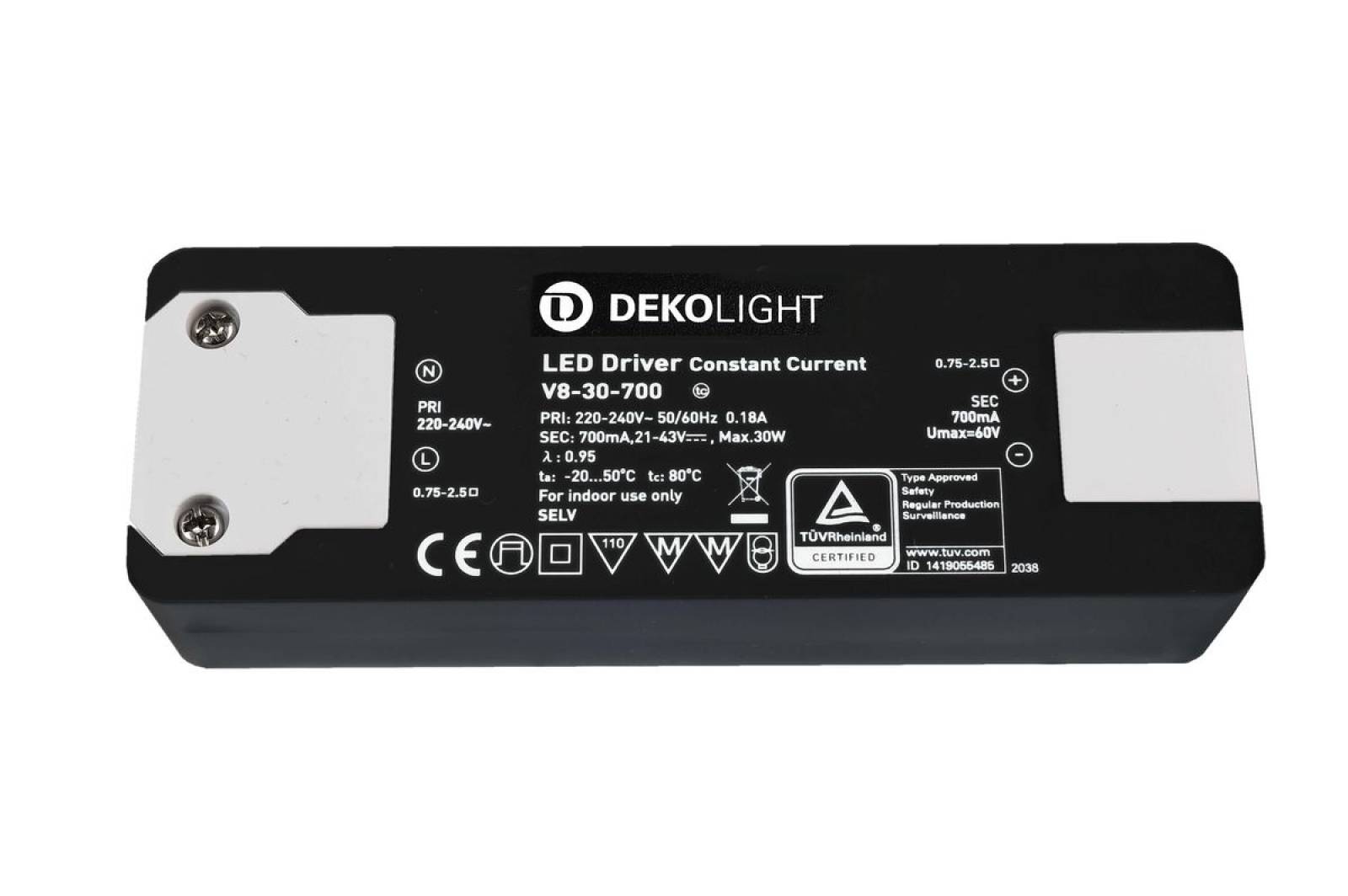 Kompaktes LED-Netzger�t 14,7-30W, 21-43V DC, 700mA