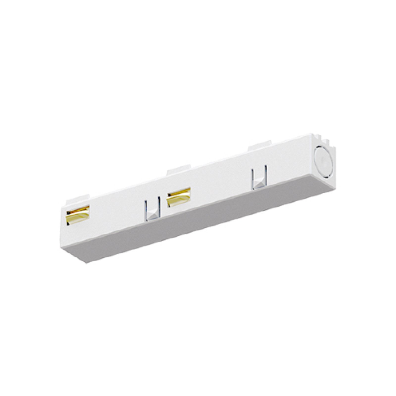 Kurzer Endeinspeiser (links polarisiert) MULTISYSTEM EVO 48V Schienensystem wei�