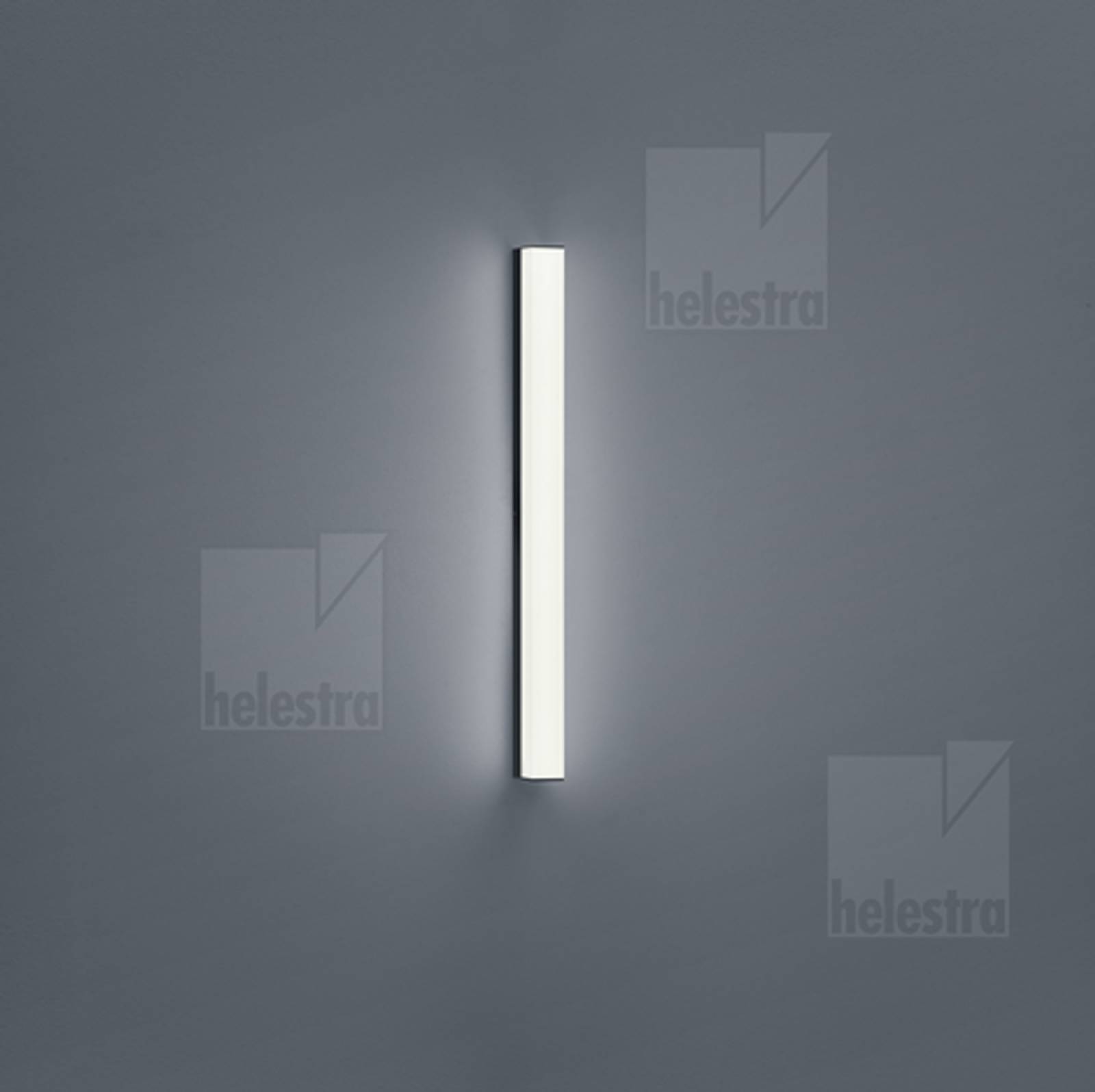 LADO LED Spiegel-/Wandleuchte IP44, 60/90/120cm, Acryl wei�, schwarz