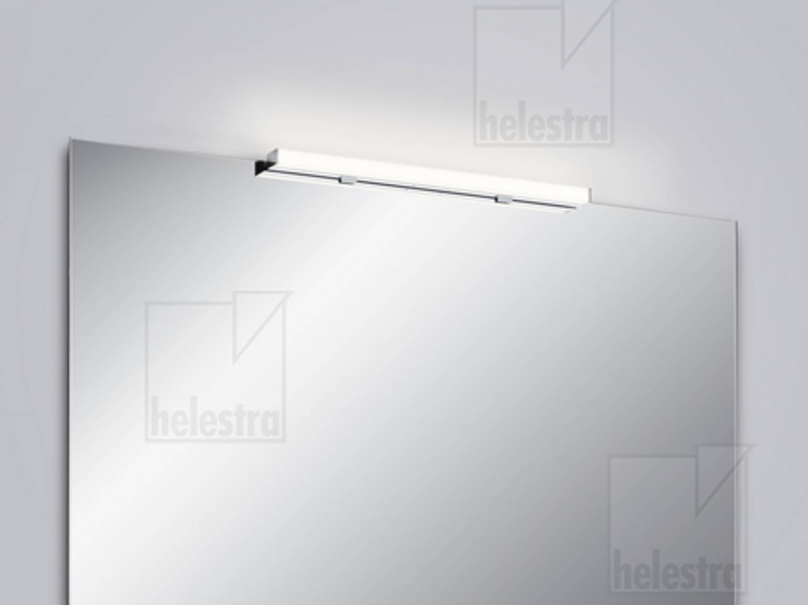 LADO-S schmale LED Spiegel-/Wandleuchte IP44, 60/90/120cm, Acryl, chrom