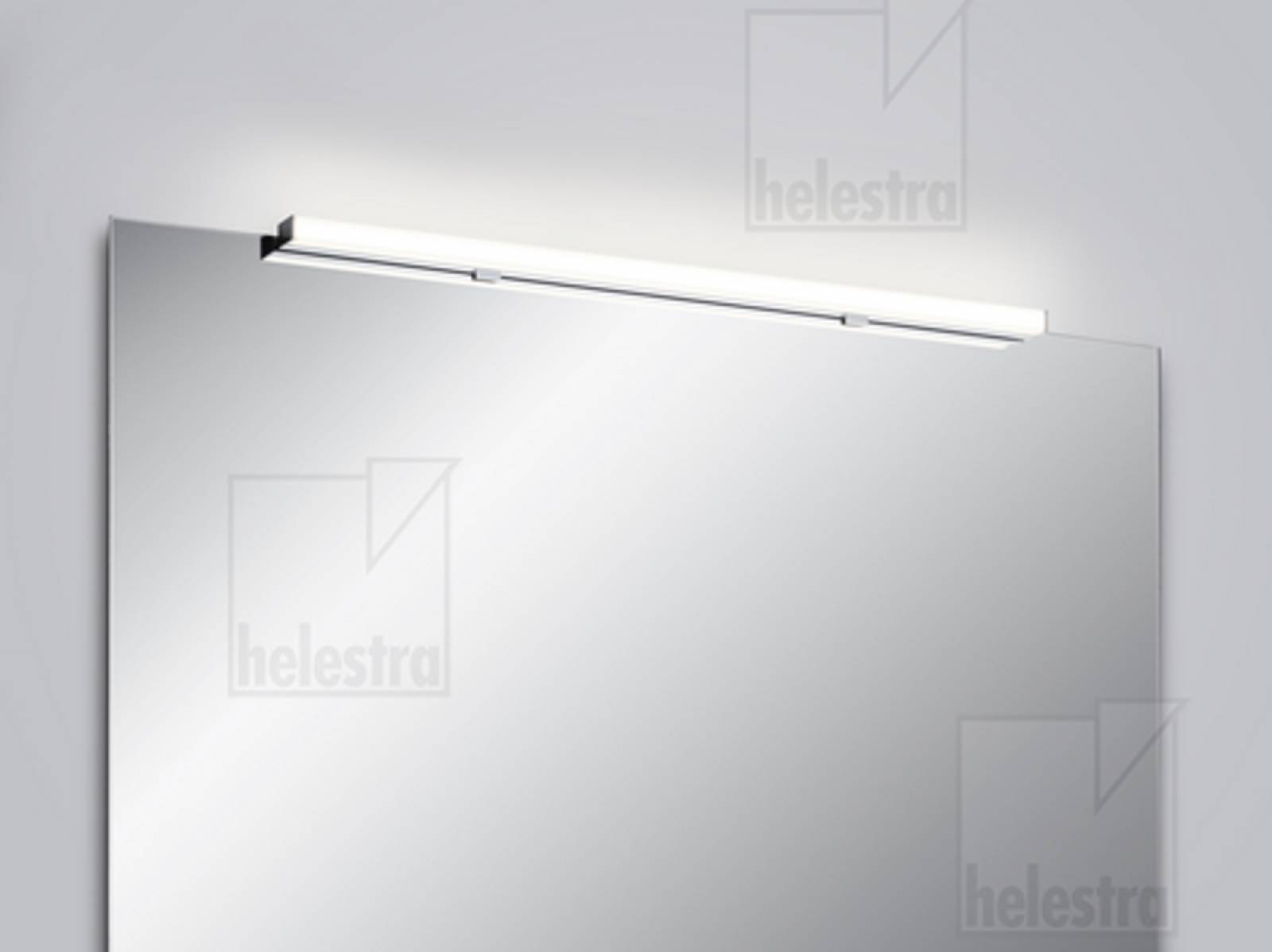 LADO-S schmale LED Spiegel-/Wandleuchte IP44, 90cm, Acryl, chrom