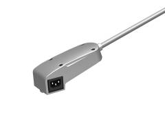 LUMI 30 Pro Tri-Color LED Displayleuchte 30W mit Wieland Anschluss, Alu silber-grau